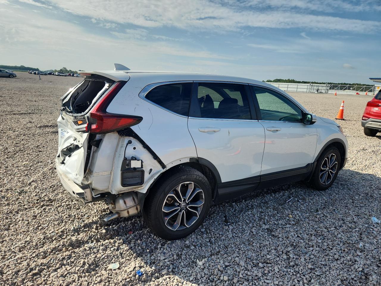 2020 Honda Cr-v Ex White vin: 7FARW1H57LE028206