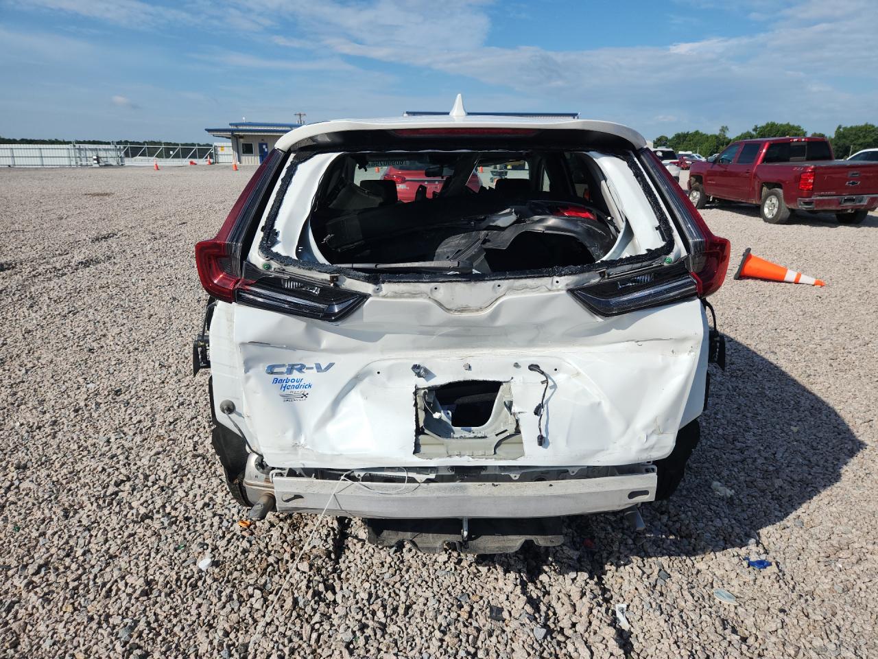 2020 Honda Cr-v Ex White vin: 7FARW1H57LE028206