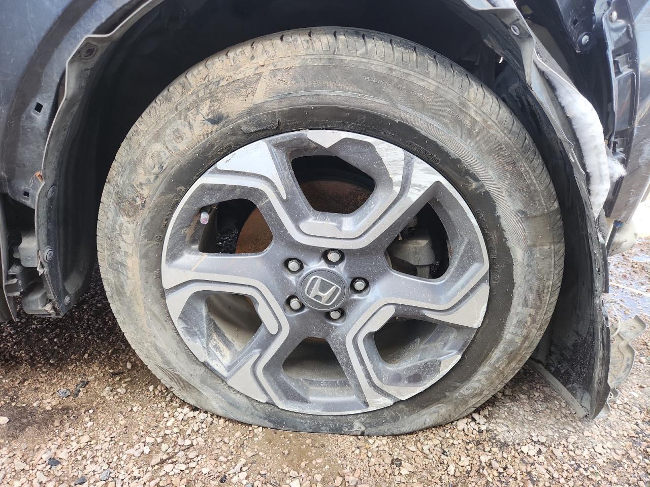 2019 Honda Cr-v Ex Charcoal vin: 7FARW1H58KE001479 Damage: Right Front Wheel, Curb Rash, > 12 Inches