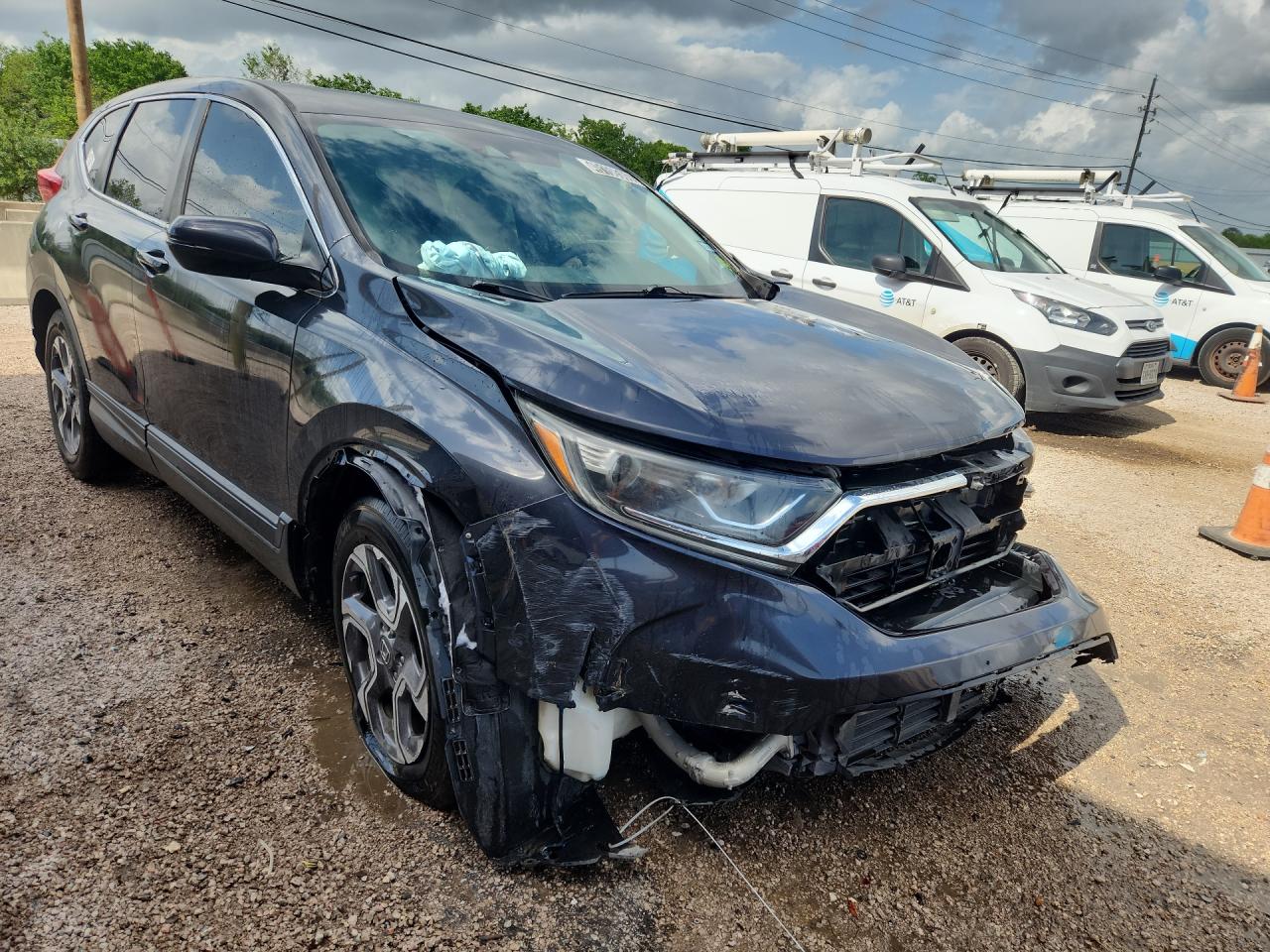 2019 Honda Cr-v Ex Charcoal vin: 7FARW1H58KE001479 Damage: Front Bumper, Broken, Replacement Required