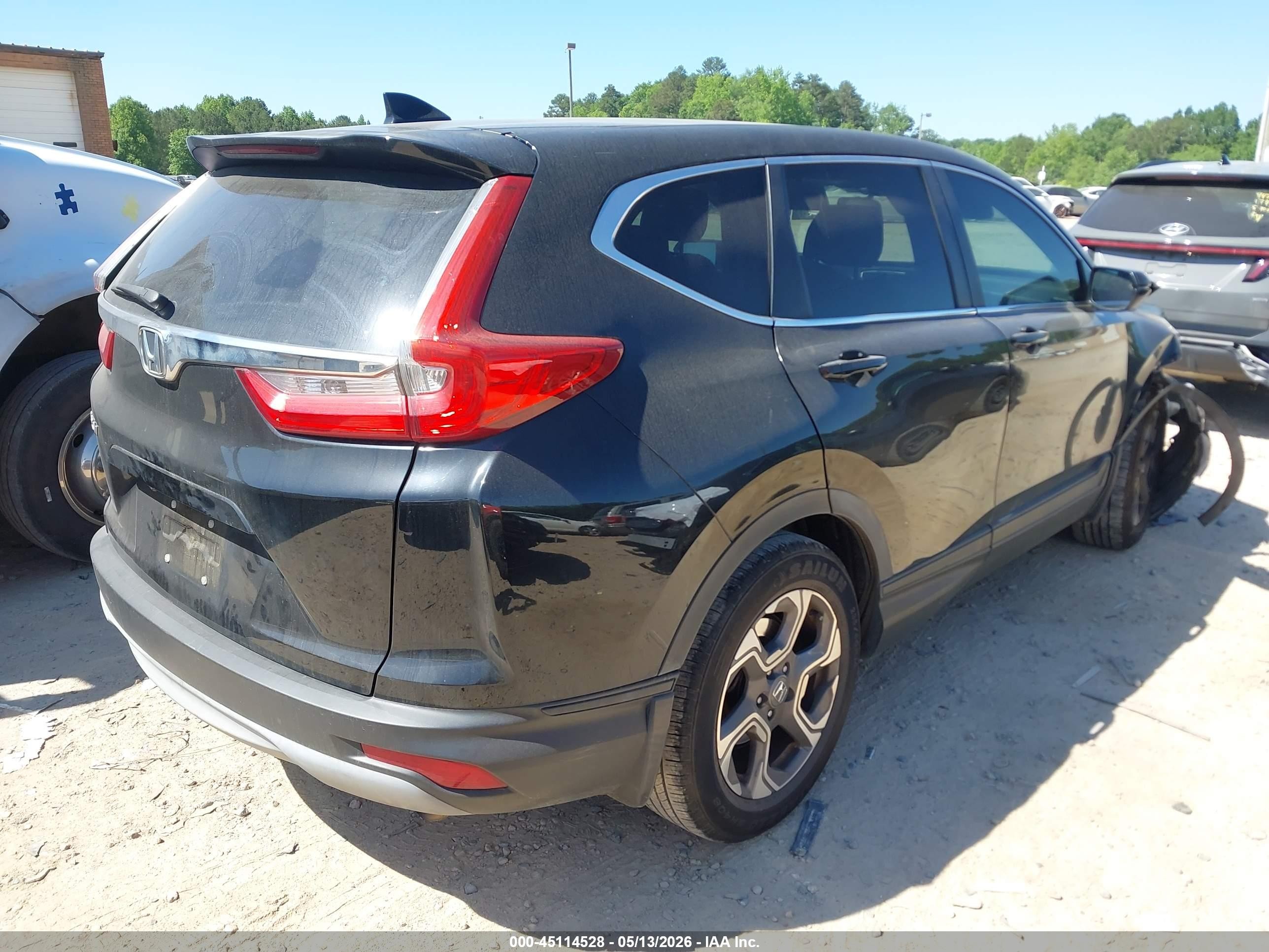 2017 Honda Cr-v Ex Black vin: 7FARW1H5XHE001752