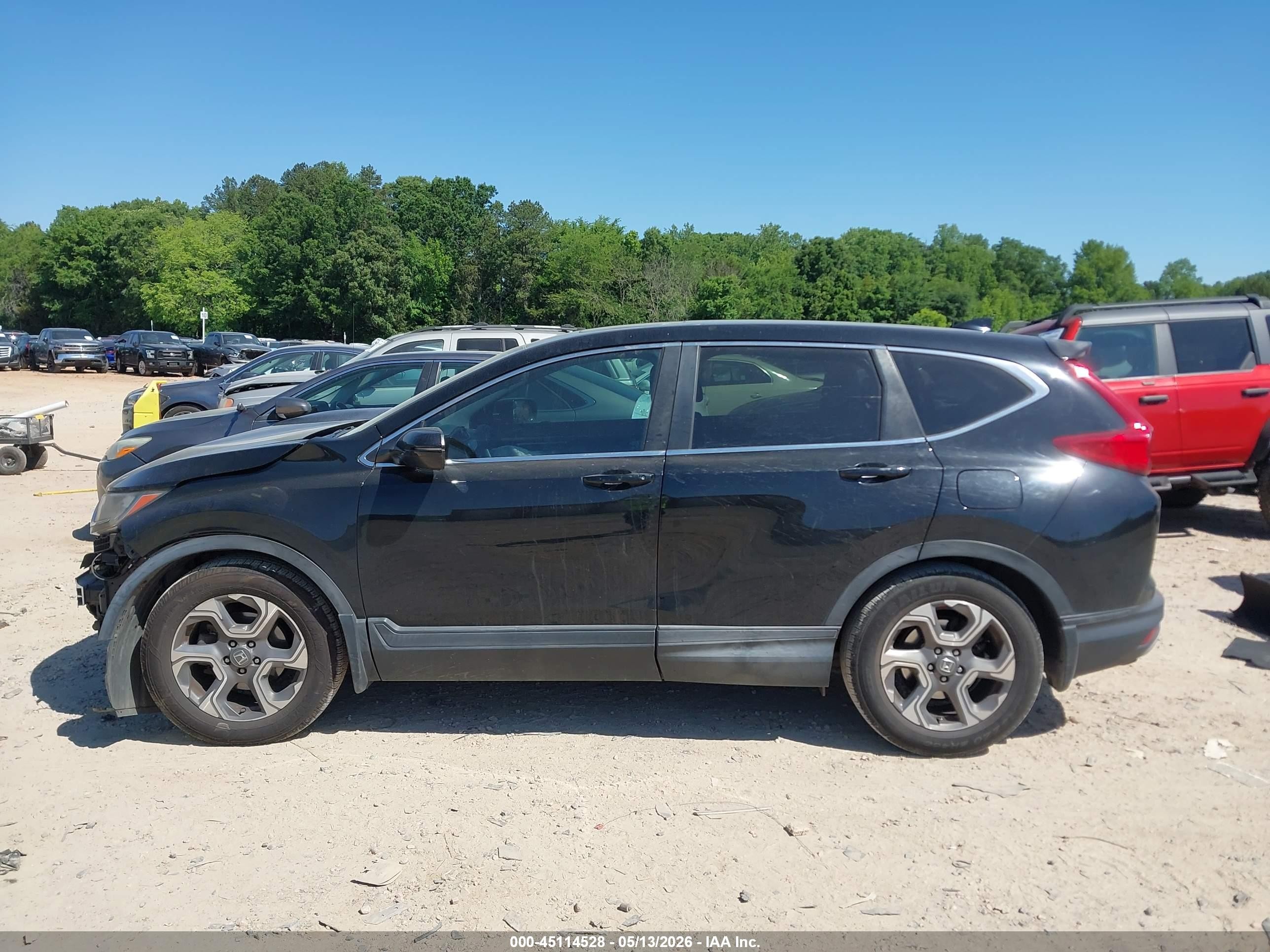 2017 Honda Cr-v Ex Black vin: 7FARW1H5XHE001752