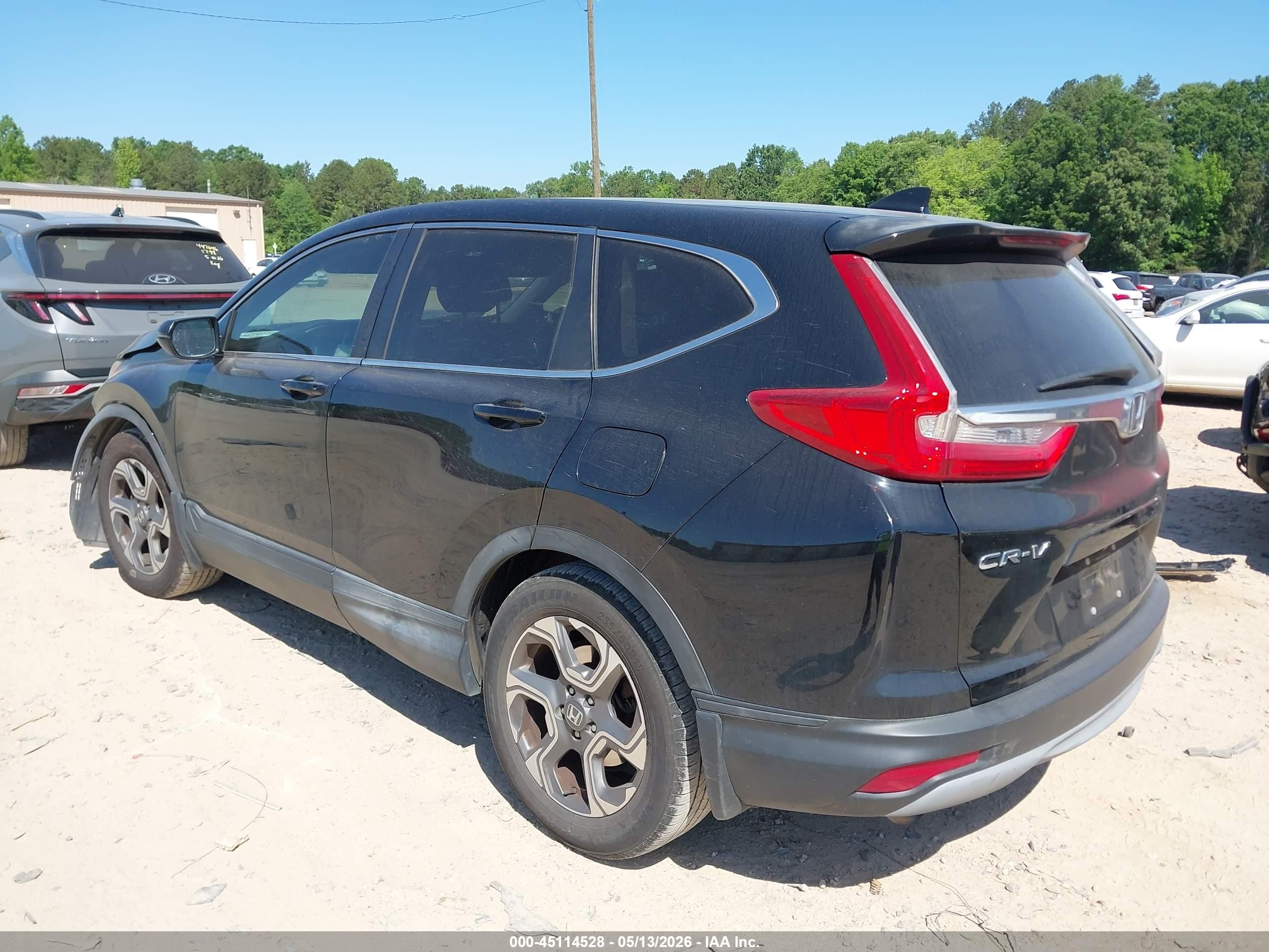 2017 Honda Cr-v Ex Black vin: 7FARW1H5XHE001752