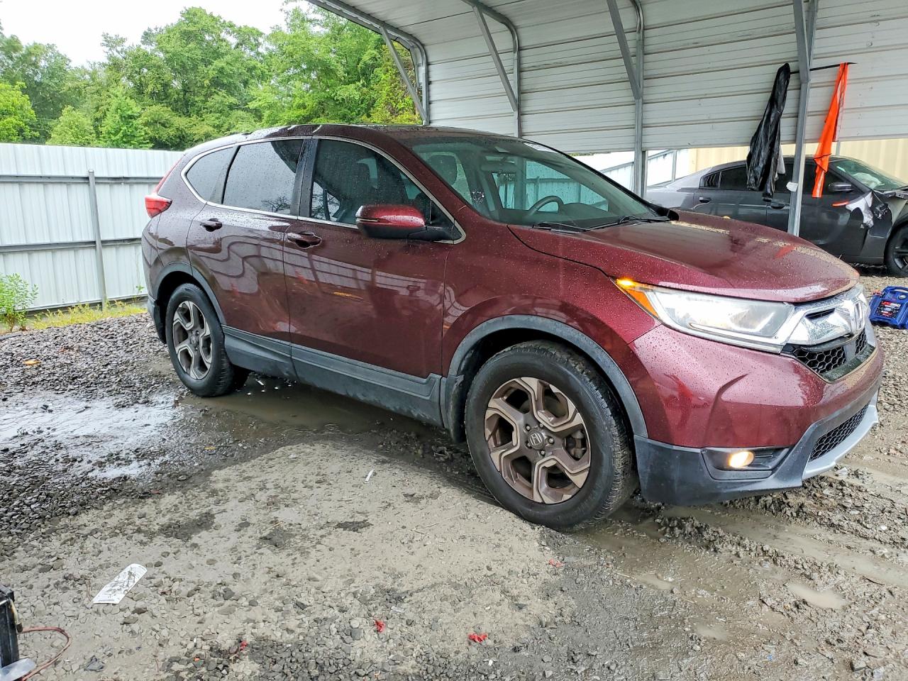 2017 Honda Cr-v Ex Maroon vin: 7FARW1H5XHE025839