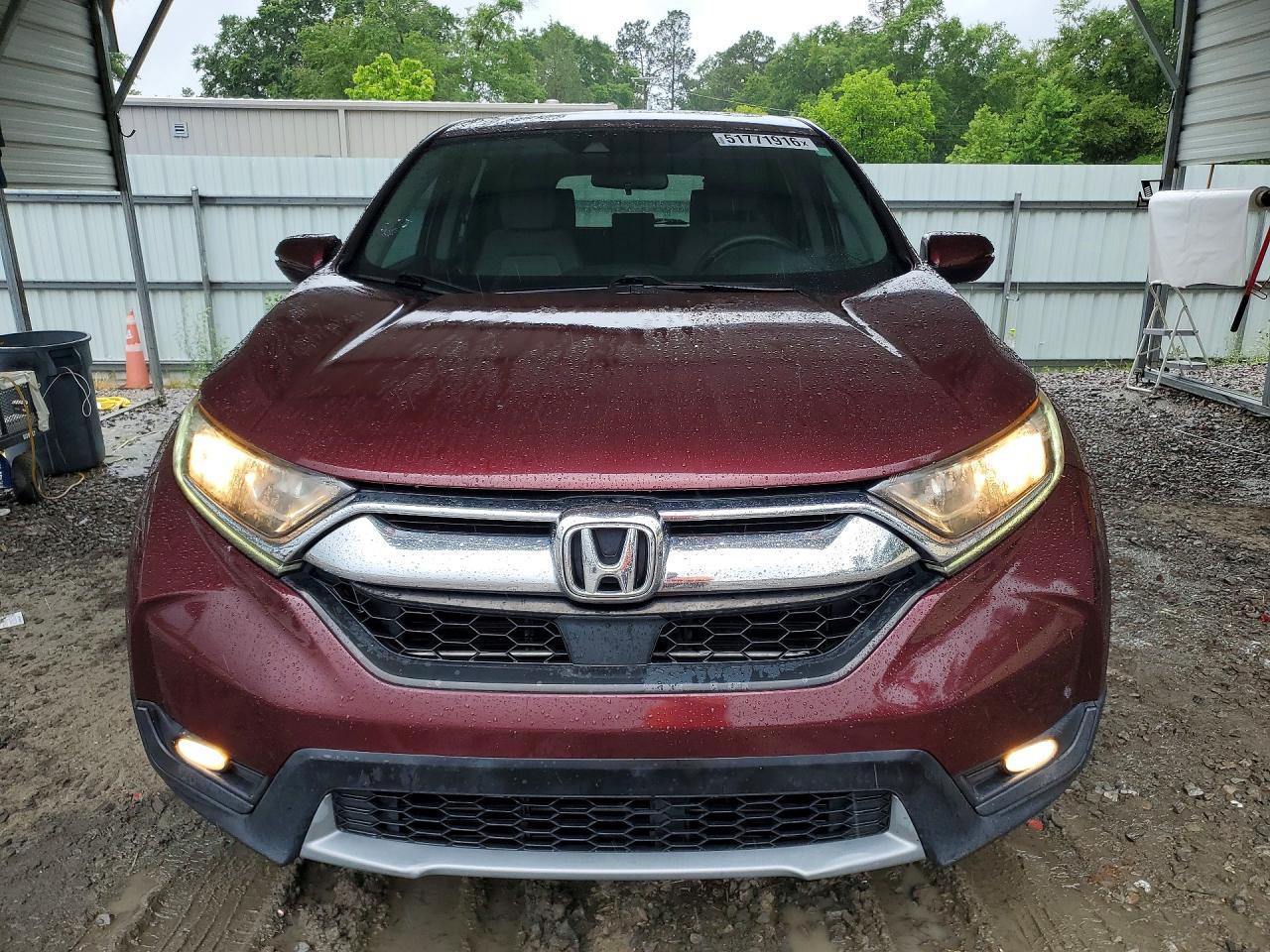 2017 Honda Cr-v Ex Maroon vin: 7FARW1H5XHE025839