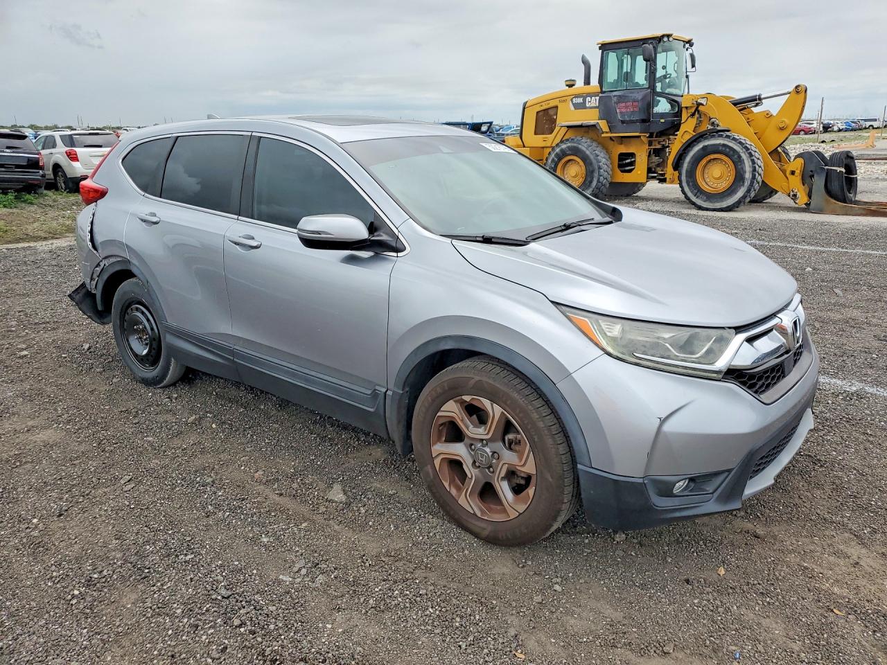 2017 Honda Cr-v Exl Silver vin: 7FARW1H80HE004878