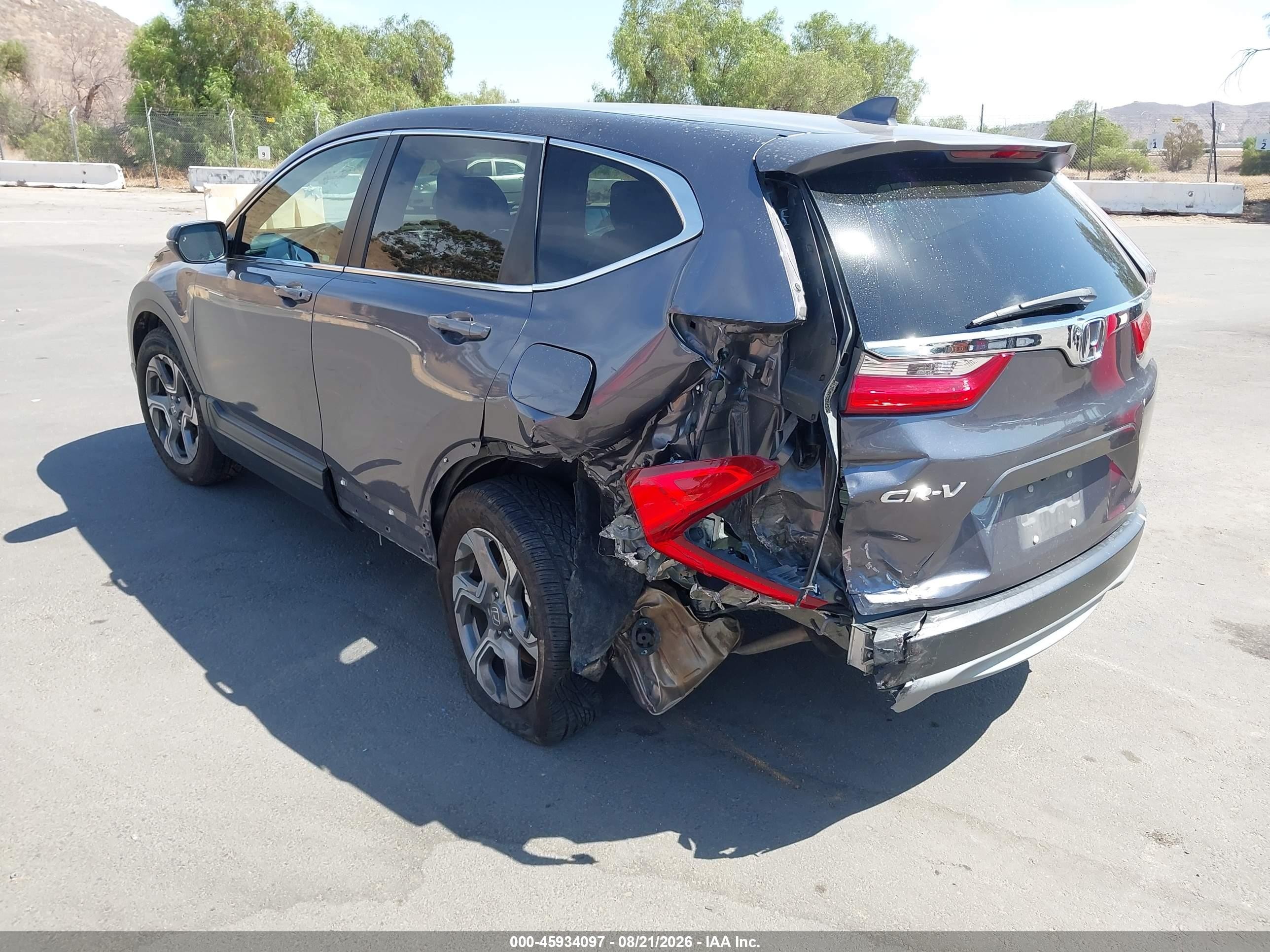 2017 Honda Cr-v Ex-l/ex-l Navi Gray vin: 7FARW1H80HE032275
