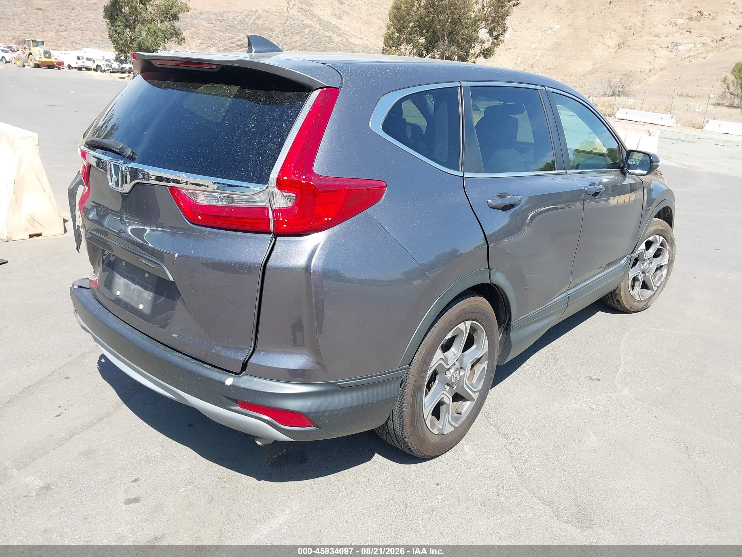 2017 Honda Cr-v Ex-l/ex-l Navi Gray vin: 7FARW1H80HE032275