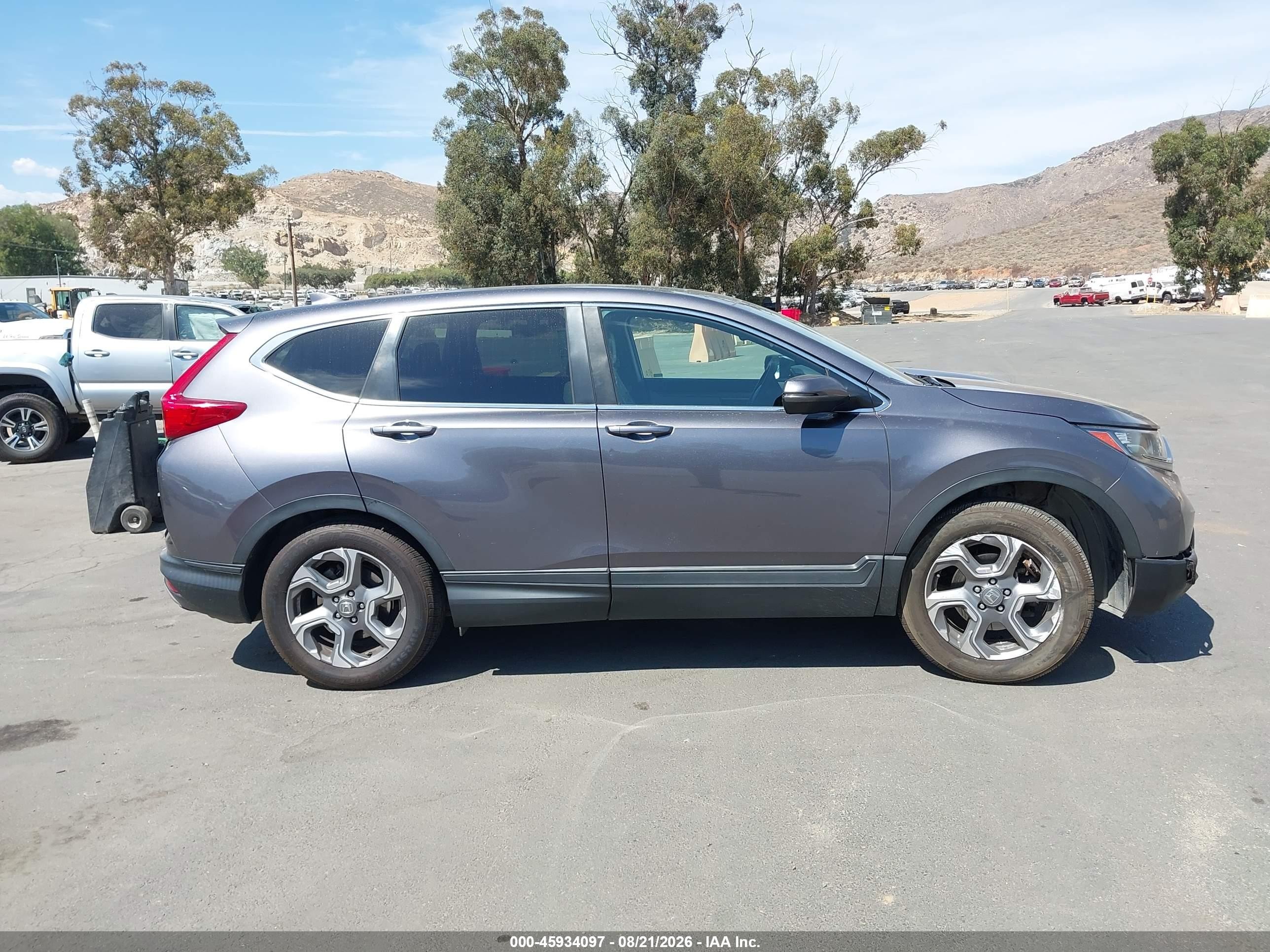 2017 Honda Cr-v Ex-l/ex-l Navi Gray vin: 7FARW1H80HE032275
