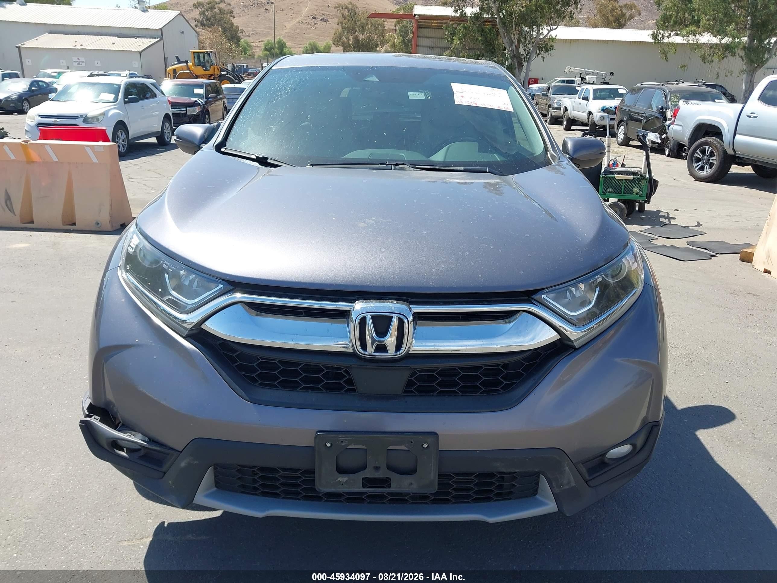 2017 Honda Cr-v Ex-l/ex-l Navi Gray vin: 7FARW1H80HE032275