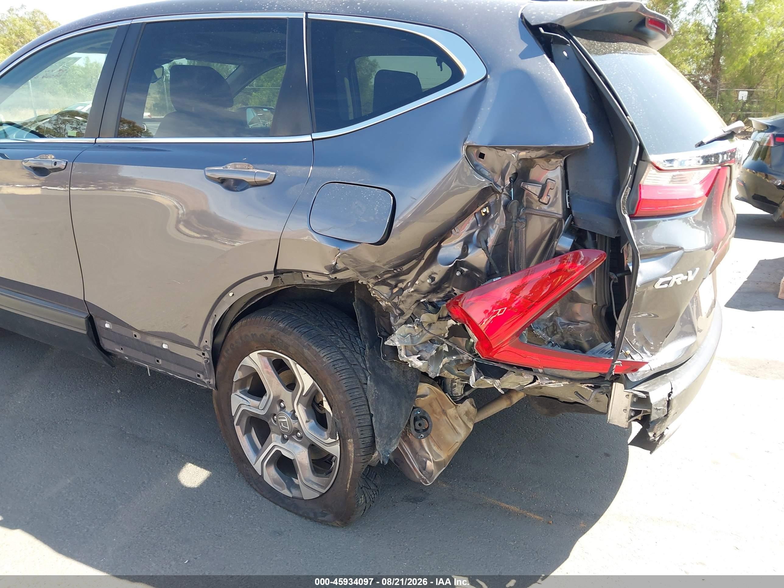 2017 Honda Cr-v Ex-l/ex-l Navi Gray vin: 7FARW1H80HE032275
