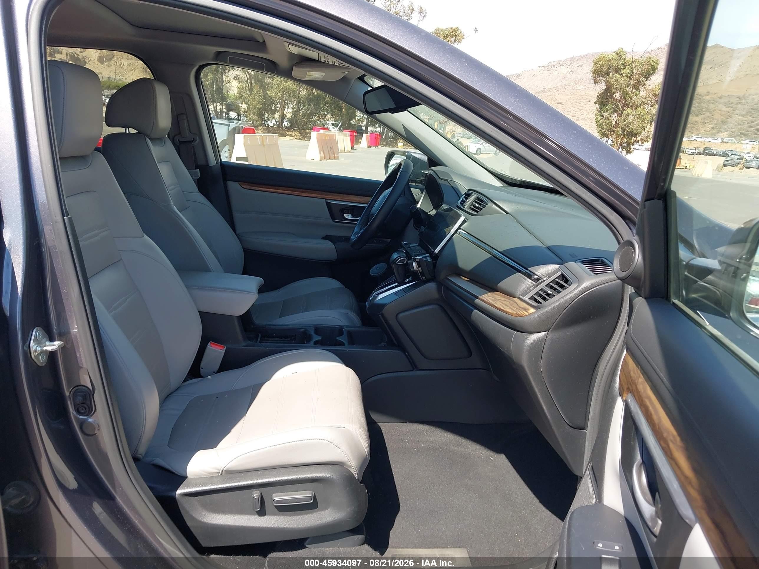 2017 Honda Cr-v Ex-l/ex-l Navi Gray vin: 7FARW1H80HE032275
