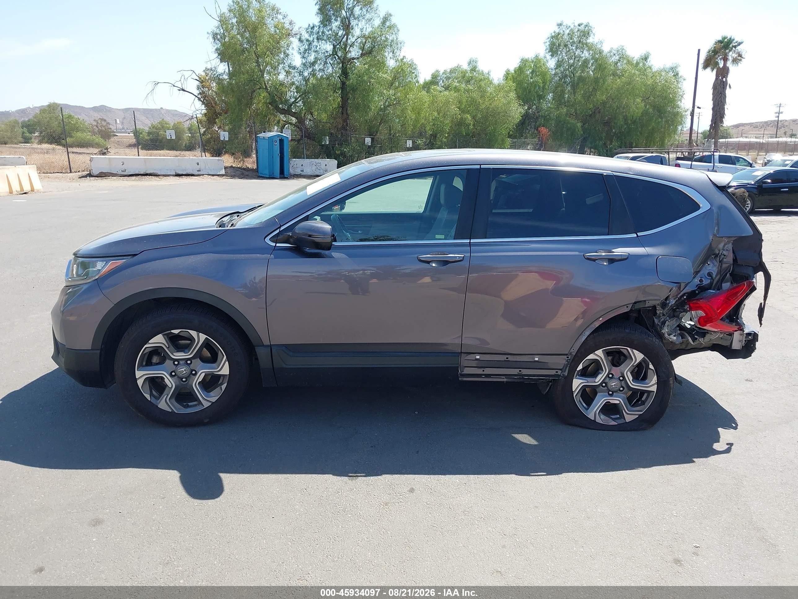 2017 Honda Cr-v Ex-l/ex-l Navi Gray vin: 7FARW1H80HE032275