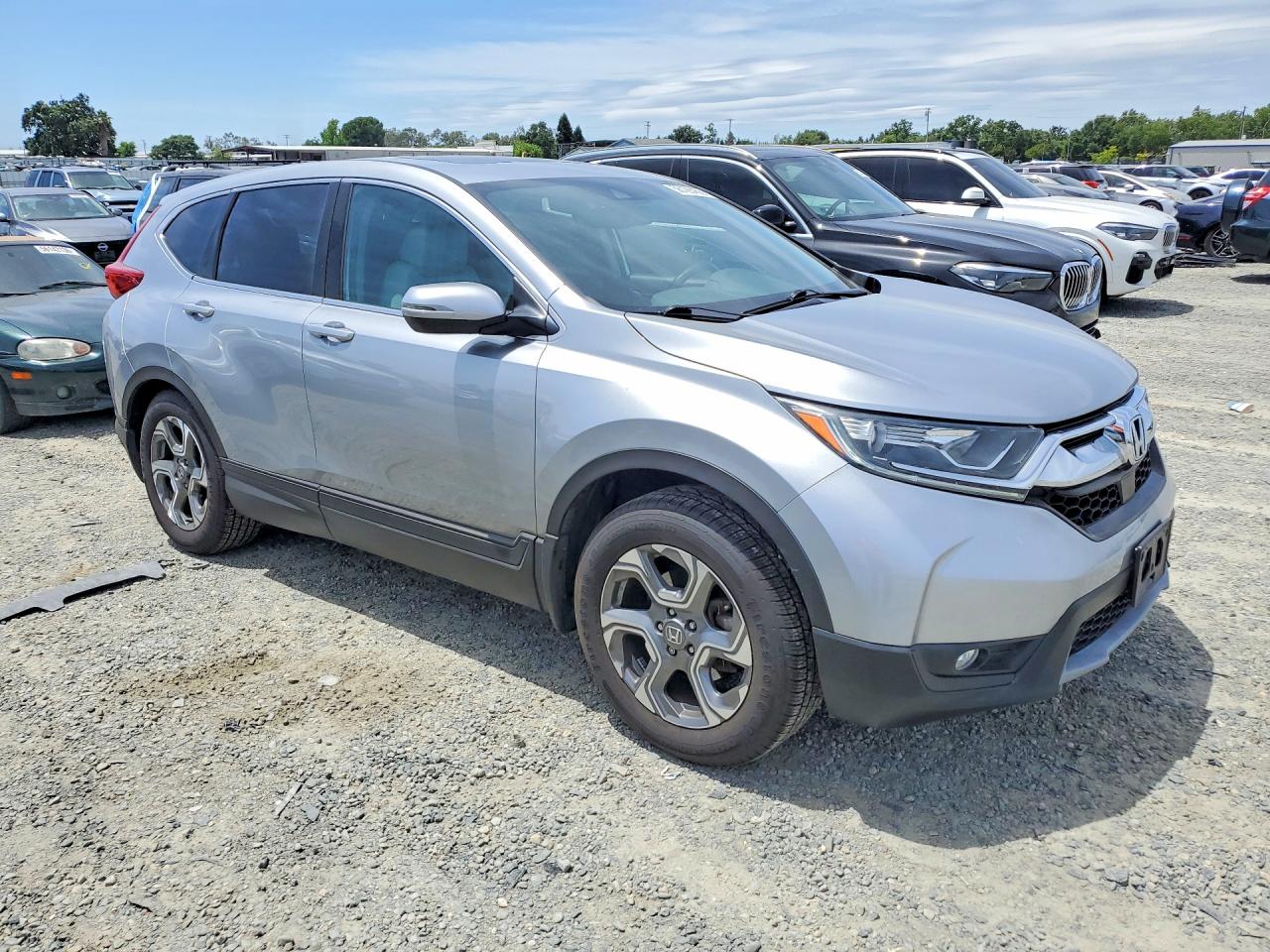 2017 Honda Cr-v Exl Gray vin: 7FARW1H80HE043812