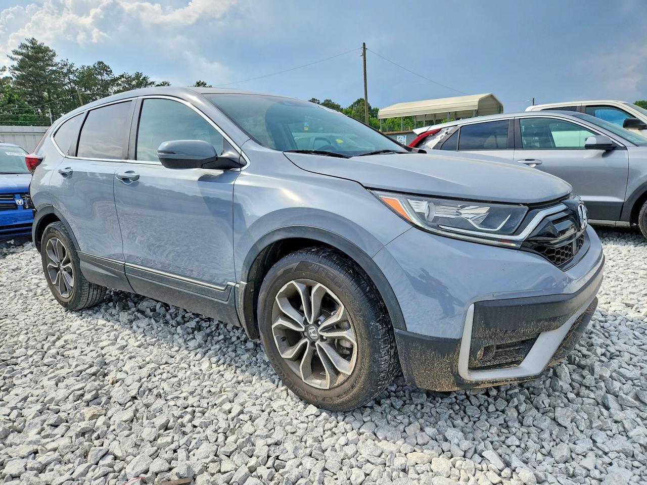 2021 Honda Cr-v Exl Blue vin: 7FARW1H80ME002655