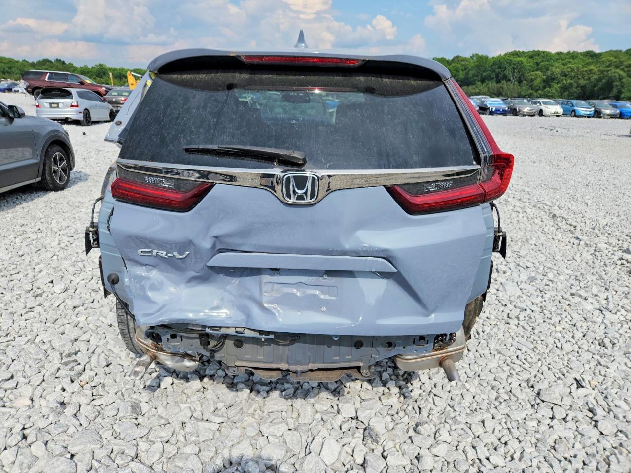 2021 Honda Cr-v Exl Blue vin: 7FARW1H80ME002655