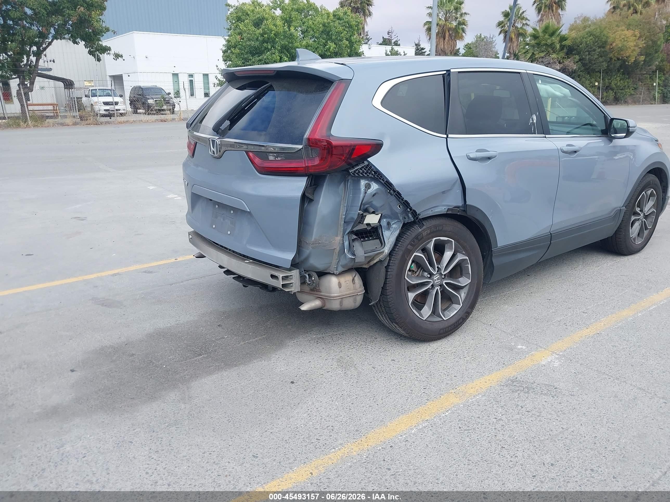 2022 Honda Cr-v 2wd Ex-l Синий vin: 7FARW1H80NE016878