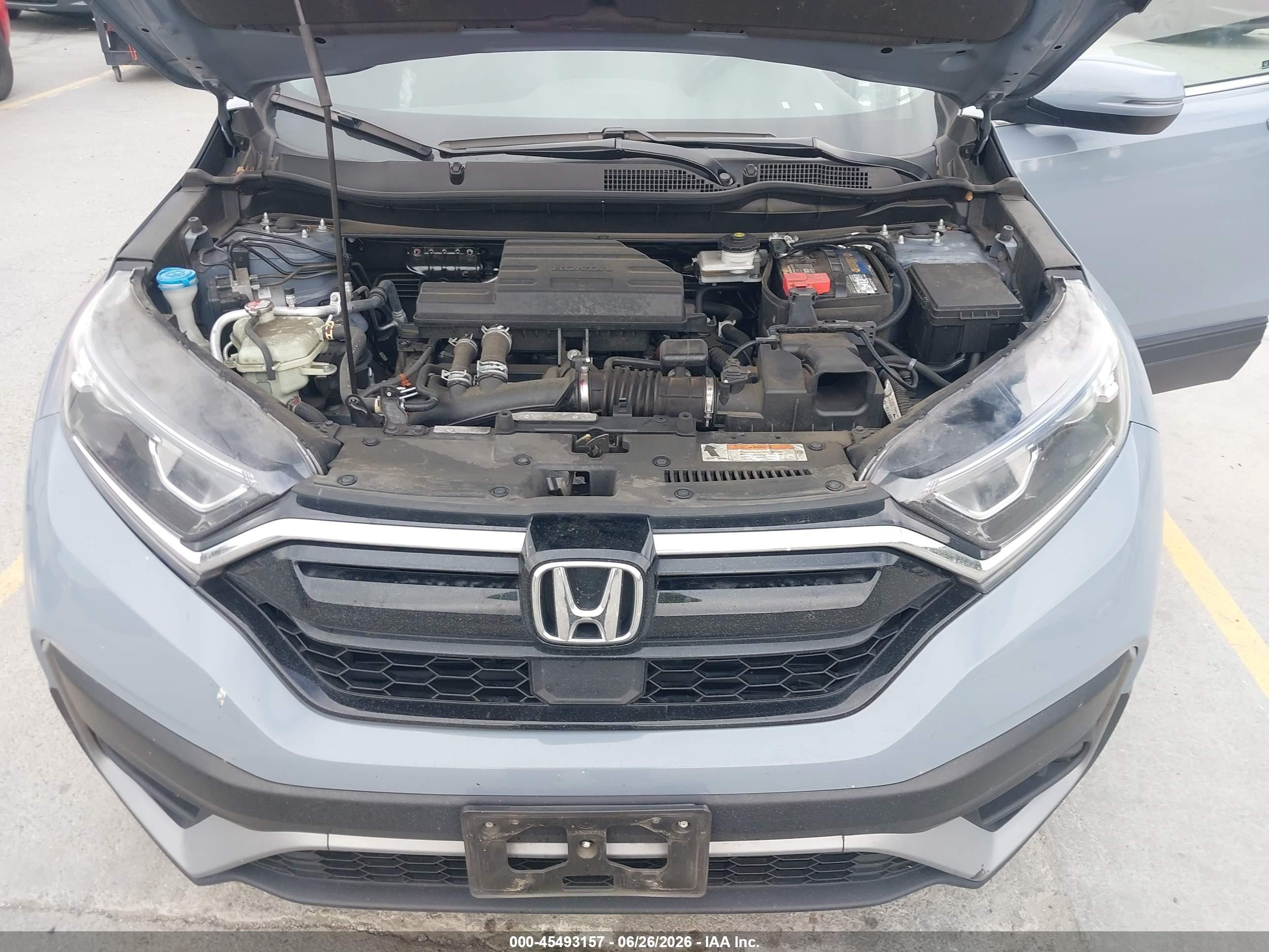2022 Honda Cr-v 2wd Ex-l Синий vin: 7FARW1H80NE016878