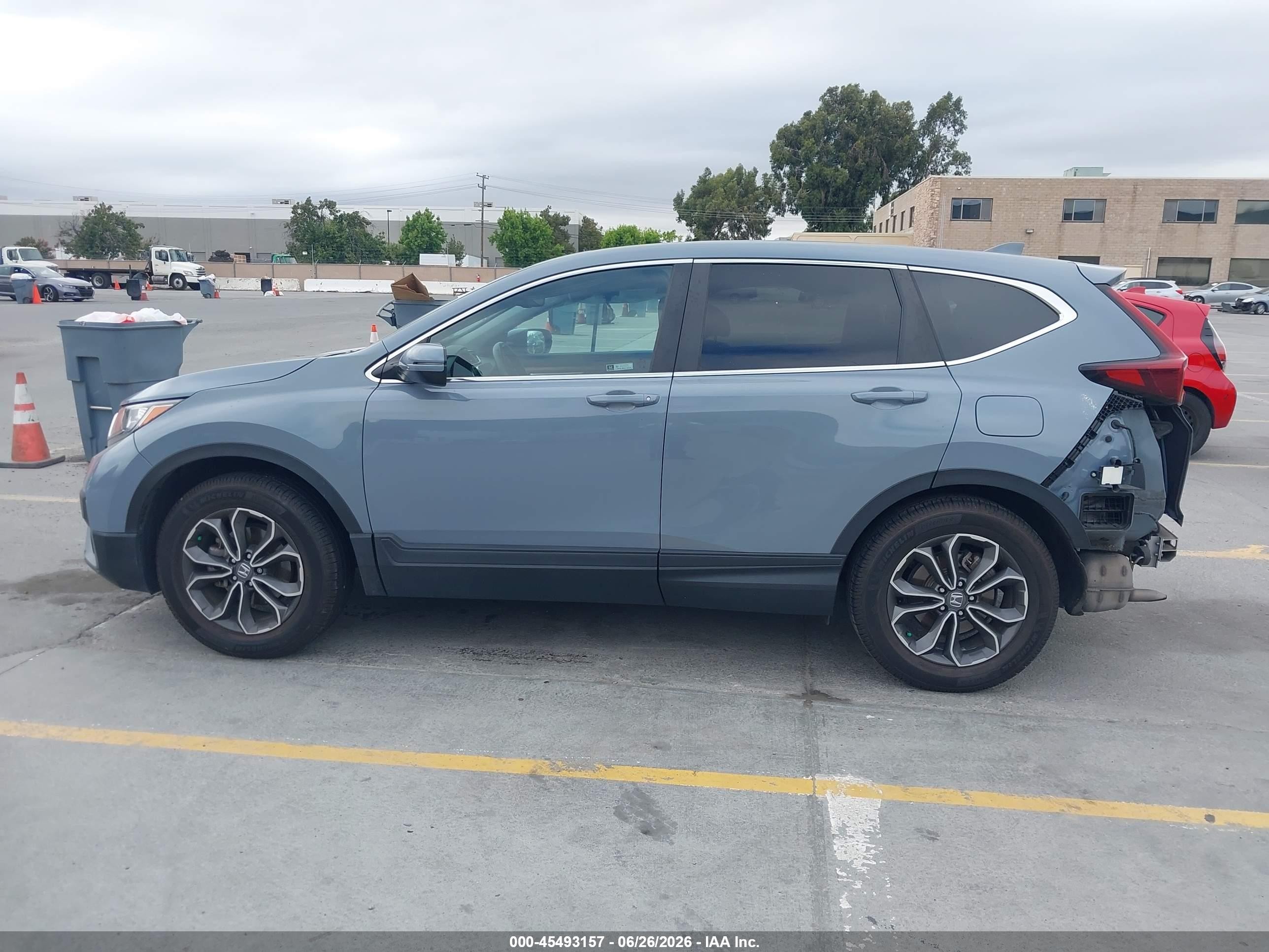 2022 Honda Cr-v 2wd Ex-l Синий vin: 7FARW1H80NE016878