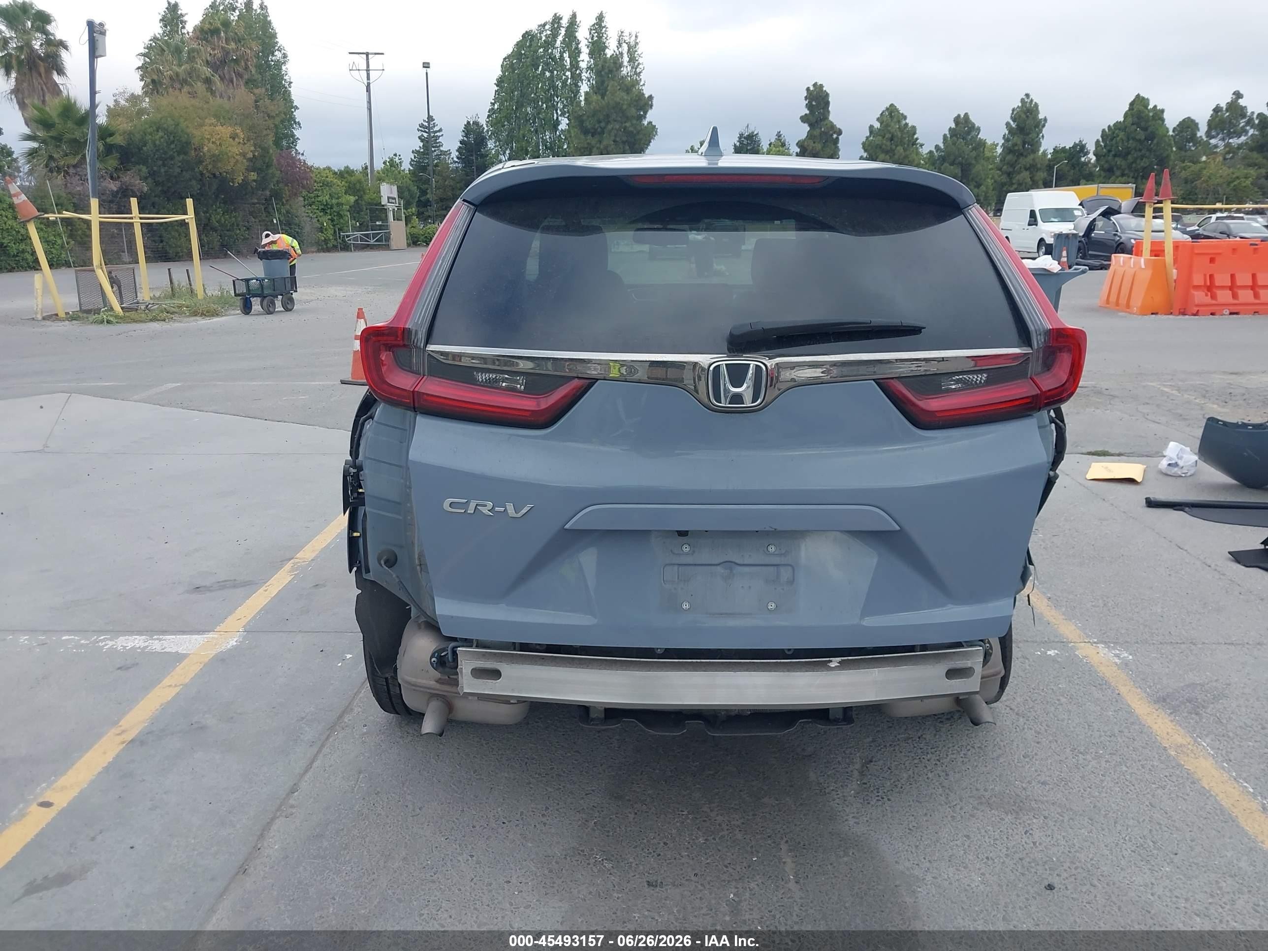 2022 Honda Cr-v 2wd Ex-l Синий vin: 7FARW1H80NE016878