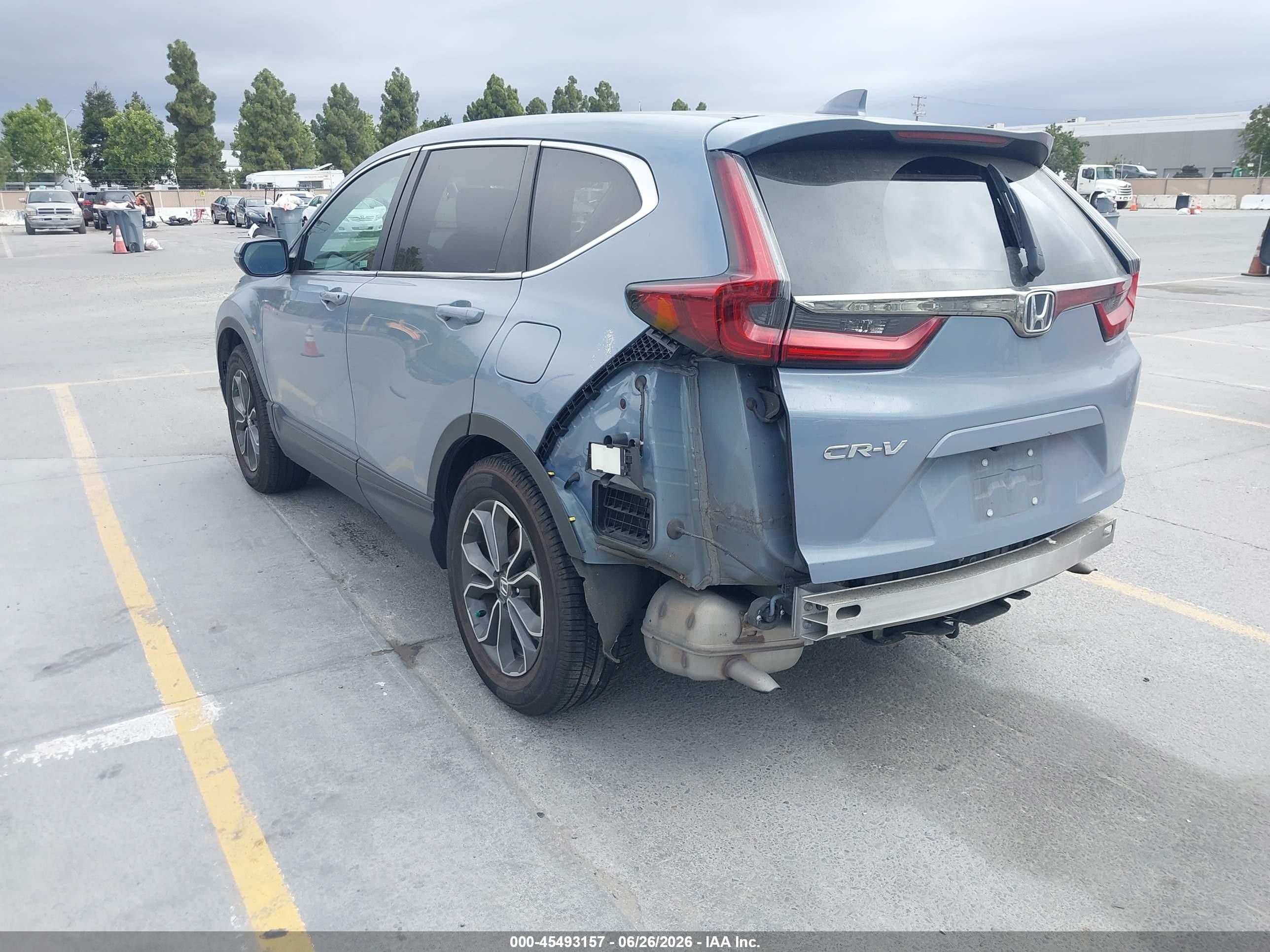 2022 Honda Cr-v 2wd Ex-l Синий vin: 7FARW1H80NE016878