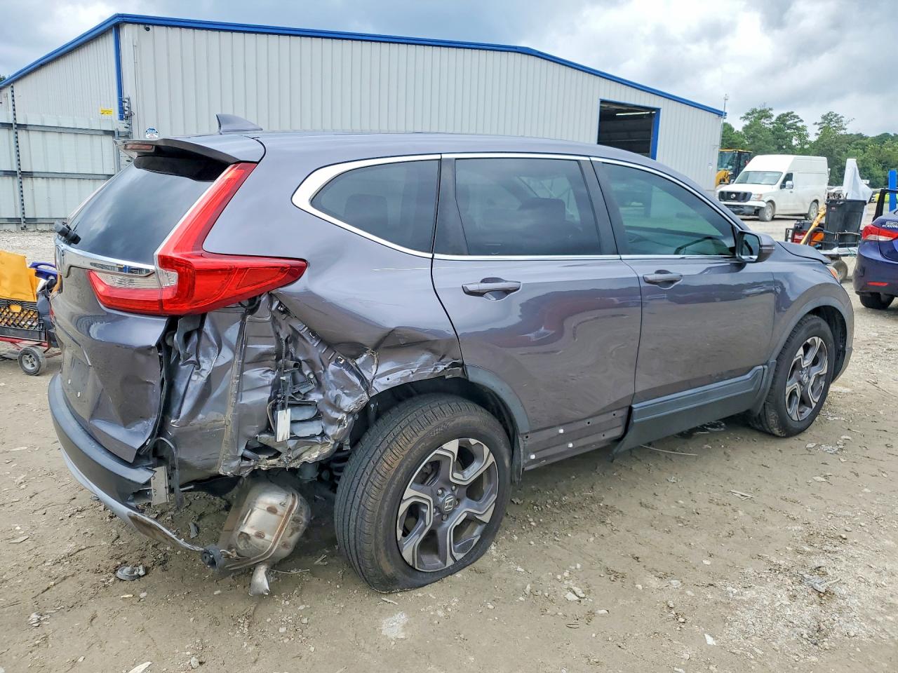 2018 Honda Cr-v Exl Gray vin: 7FARW1H81JE037927