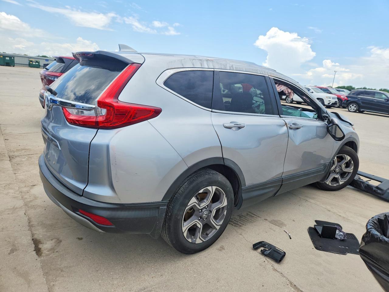 2018 Honda Cr-v Exl Silver vin: 7FARW1H83JE047567