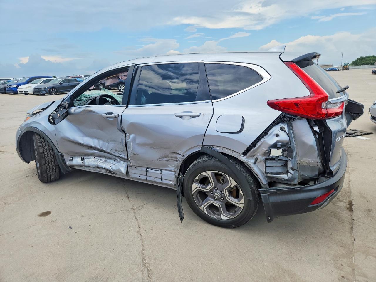 2018 Honda Cr-v Exl Silver vin: 7FARW1H83JE047567