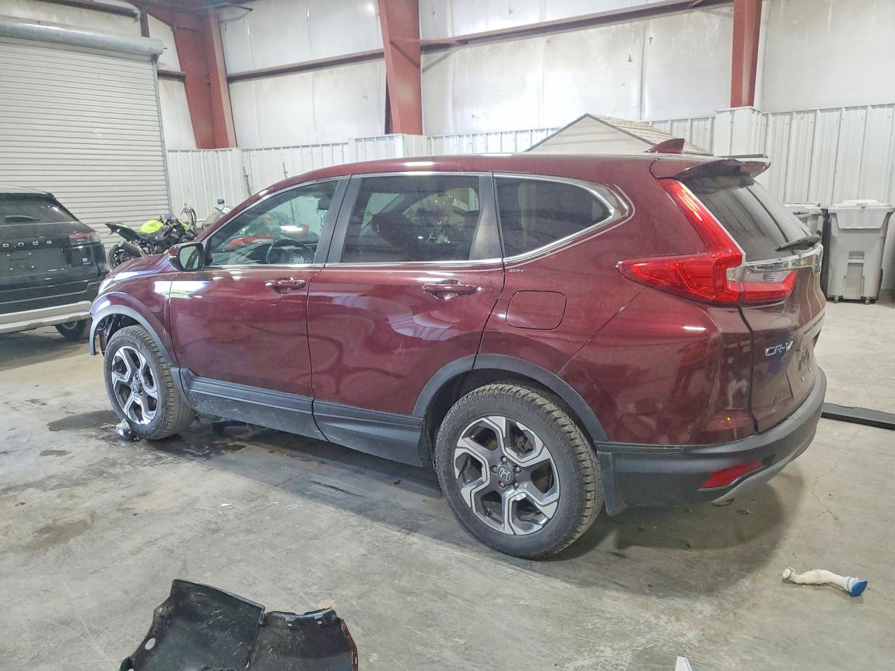2019 Honda Cr-v Exl Burgundy vin: 7FARW1H83KE012576