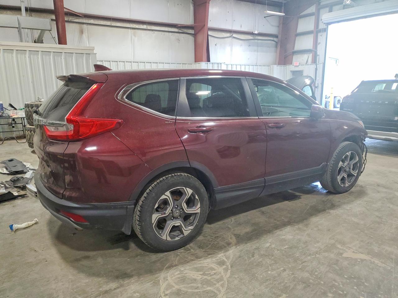 2019 Honda Cr-v Exl Burgundy vin: 7FARW1H83KE012576