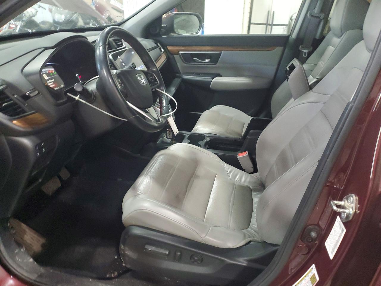 2019 Honda Cr-v Exl Burgundy vin: 7FARW1H83KE012576