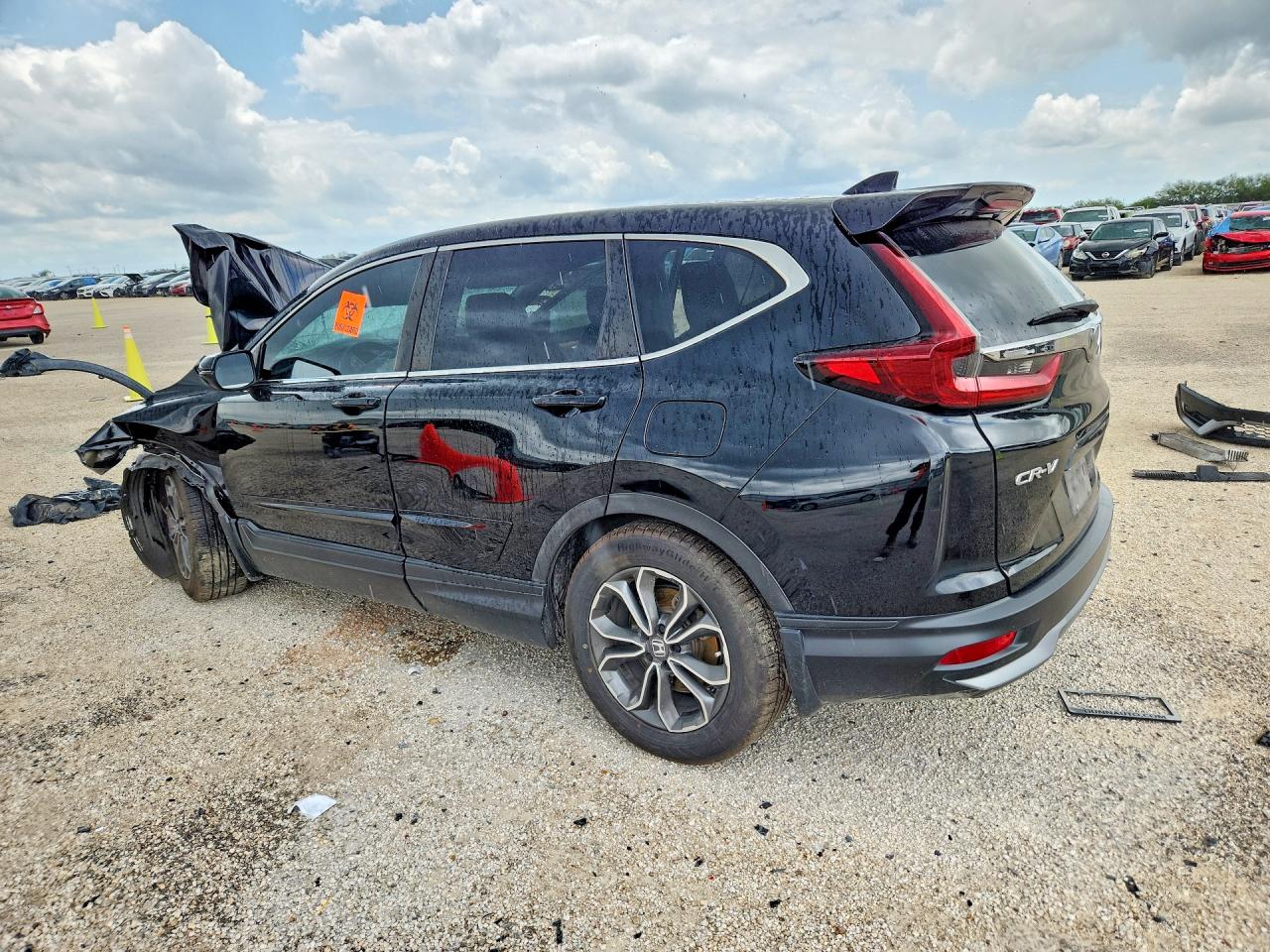 2021 Honda Cr-v Exl Черный vin: 7FARW1H83ME020714