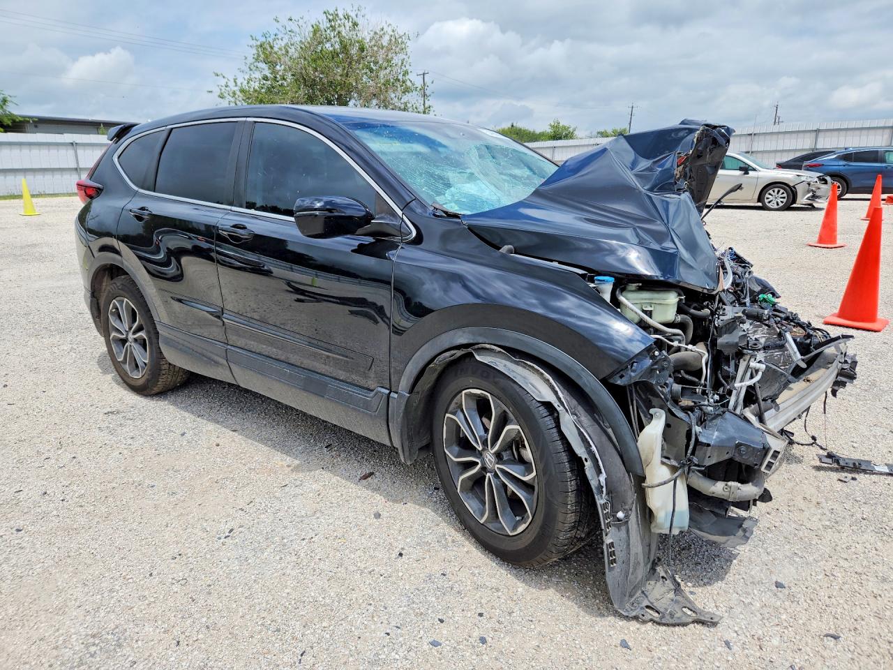 2021 Honda Cr-v Exl Черный vin: 7FARW1H83ME020714