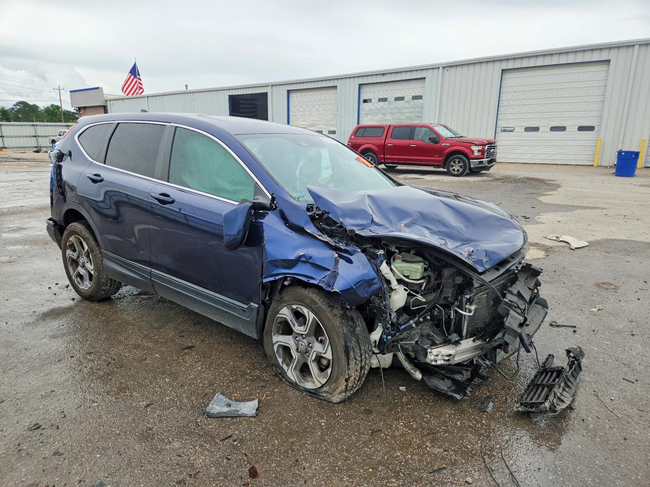 2019 Honda Cr-v Exl Blue vin: 7FARW1H84KE024736