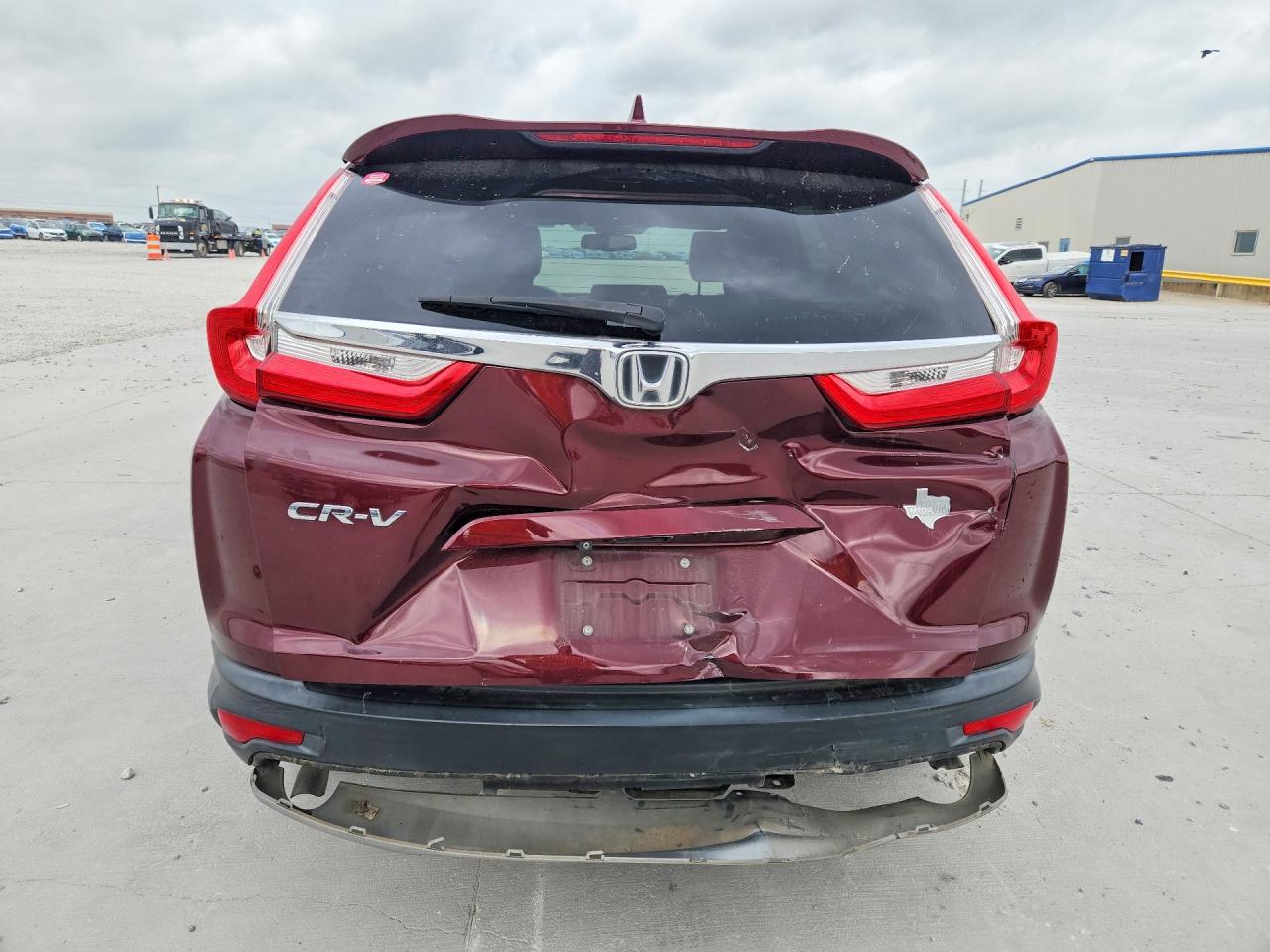 2019 Honda Cr-v Exl Burgundy vin: 7FARW1H85KE004155