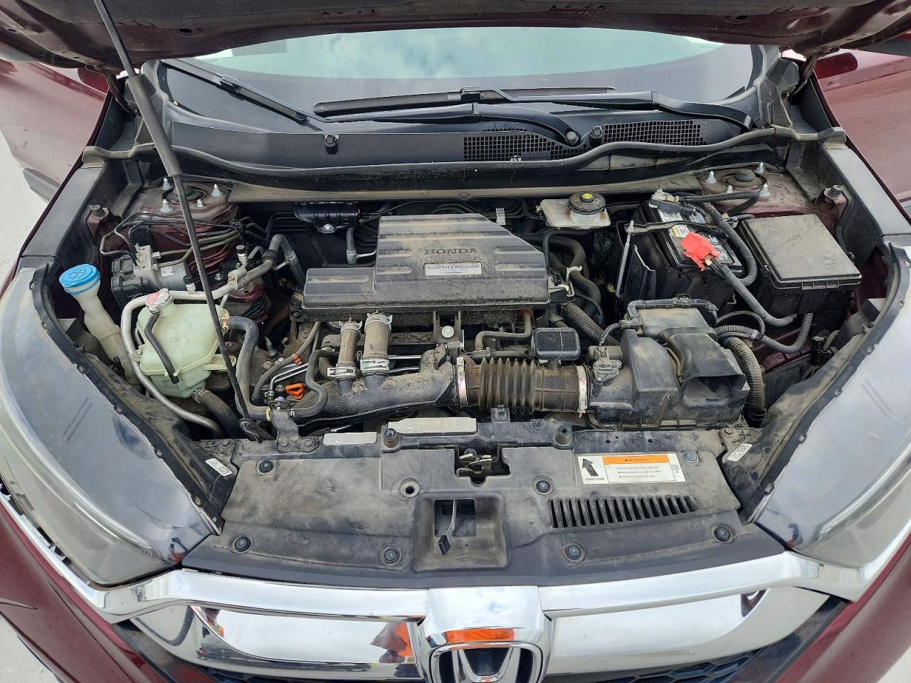 2019 Honda Cr-v Exl Burgundy vin: 7FARW1H85KE004155