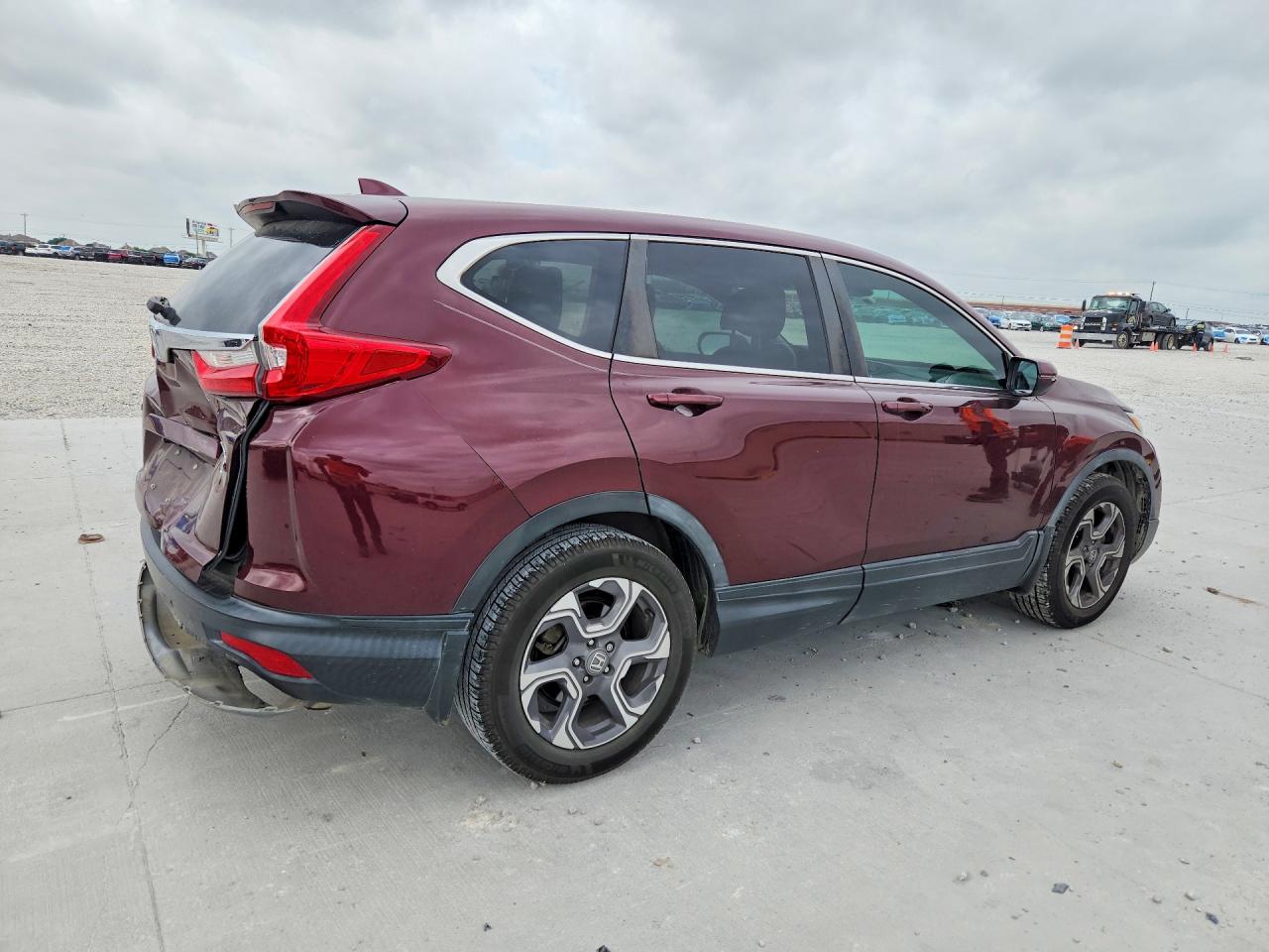 2019 Honda Cr-v Exl Burgundy vin: 7FARW1H85KE004155