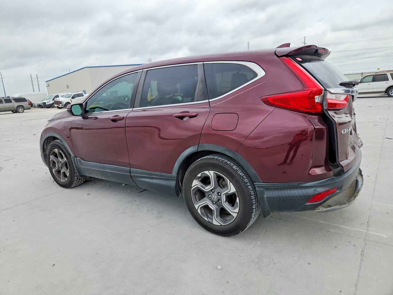 2019 Honda Cr-v Exl Burgundy vin: 7FARW1H85KE004155