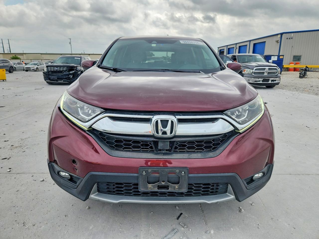 2019 Honda Cr-v Exl Burgundy vin: 7FARW1H85KE004155