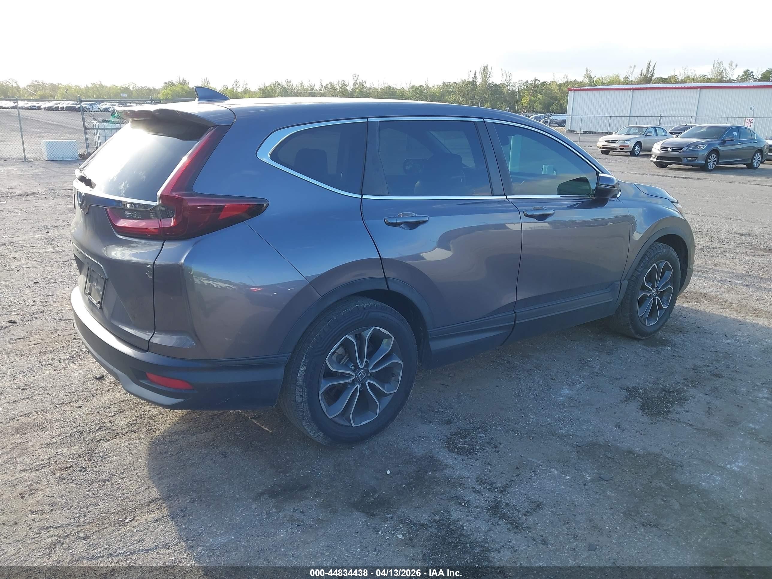 2020 Honda Cr-v 2wd Ex-l Gray vin: 7FARW1H85LE023614