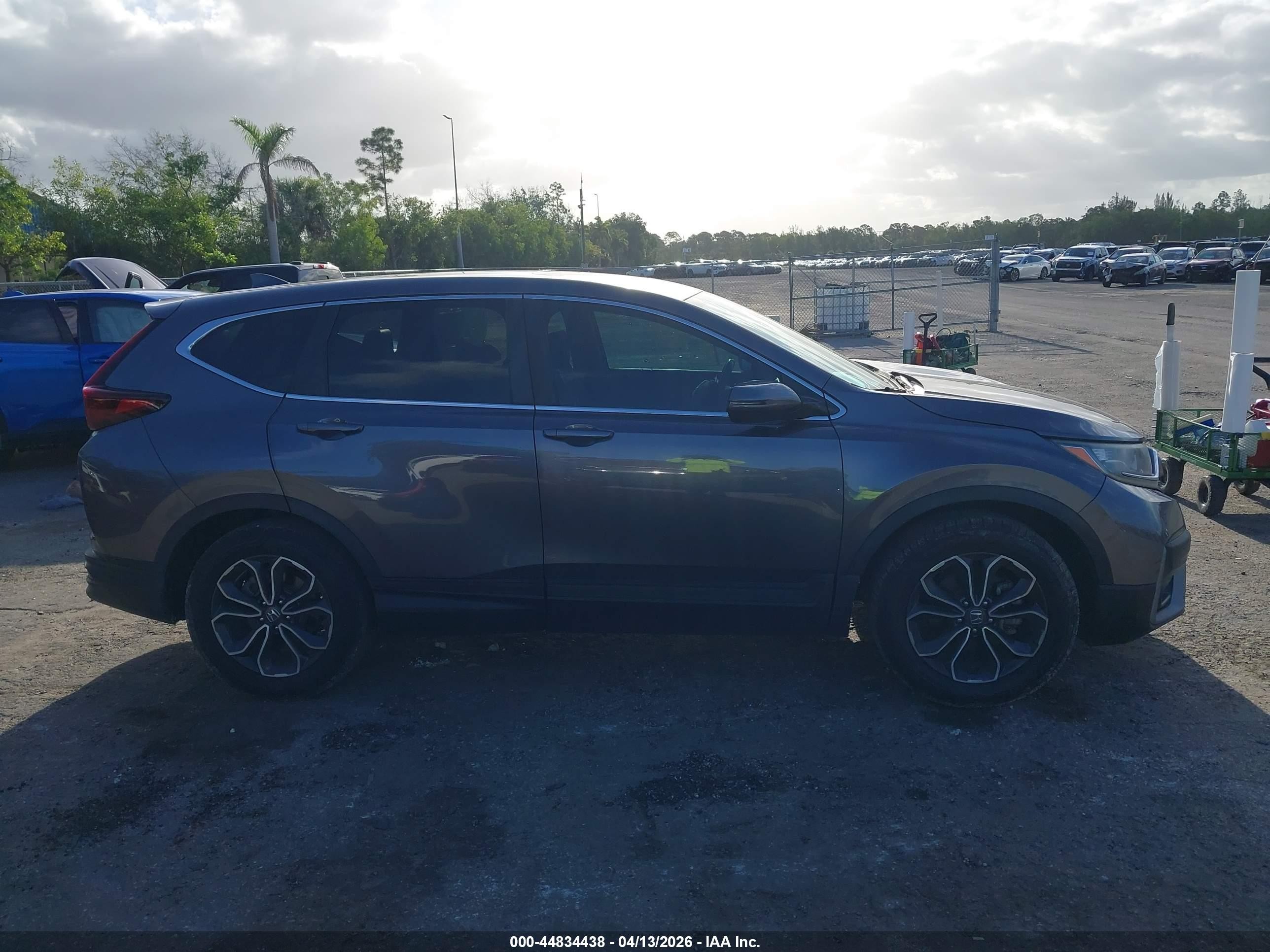 2020 Honda Cr-v 2wd Ex-l Gray vin: 7FARW1H85LE023614