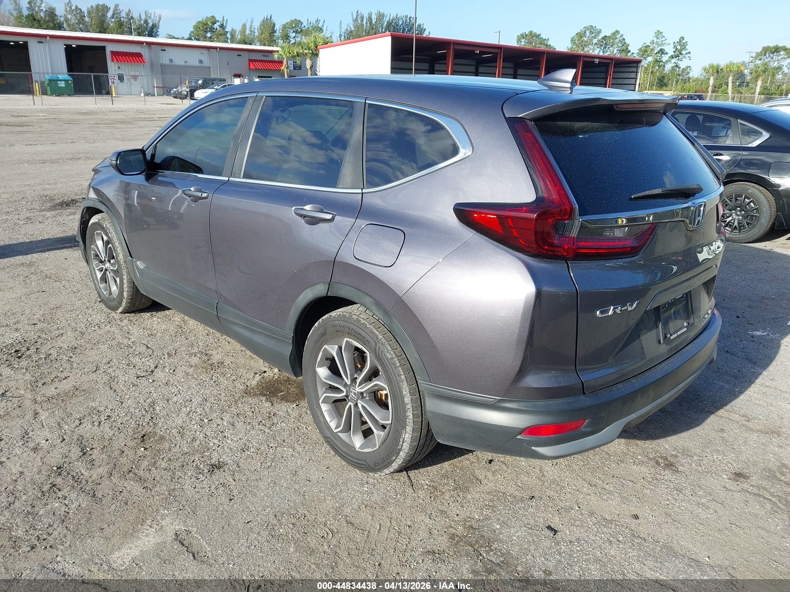 2020 Honda Cr-v 2wd Ex-l Gray vin: 7FARW1H85LE023614