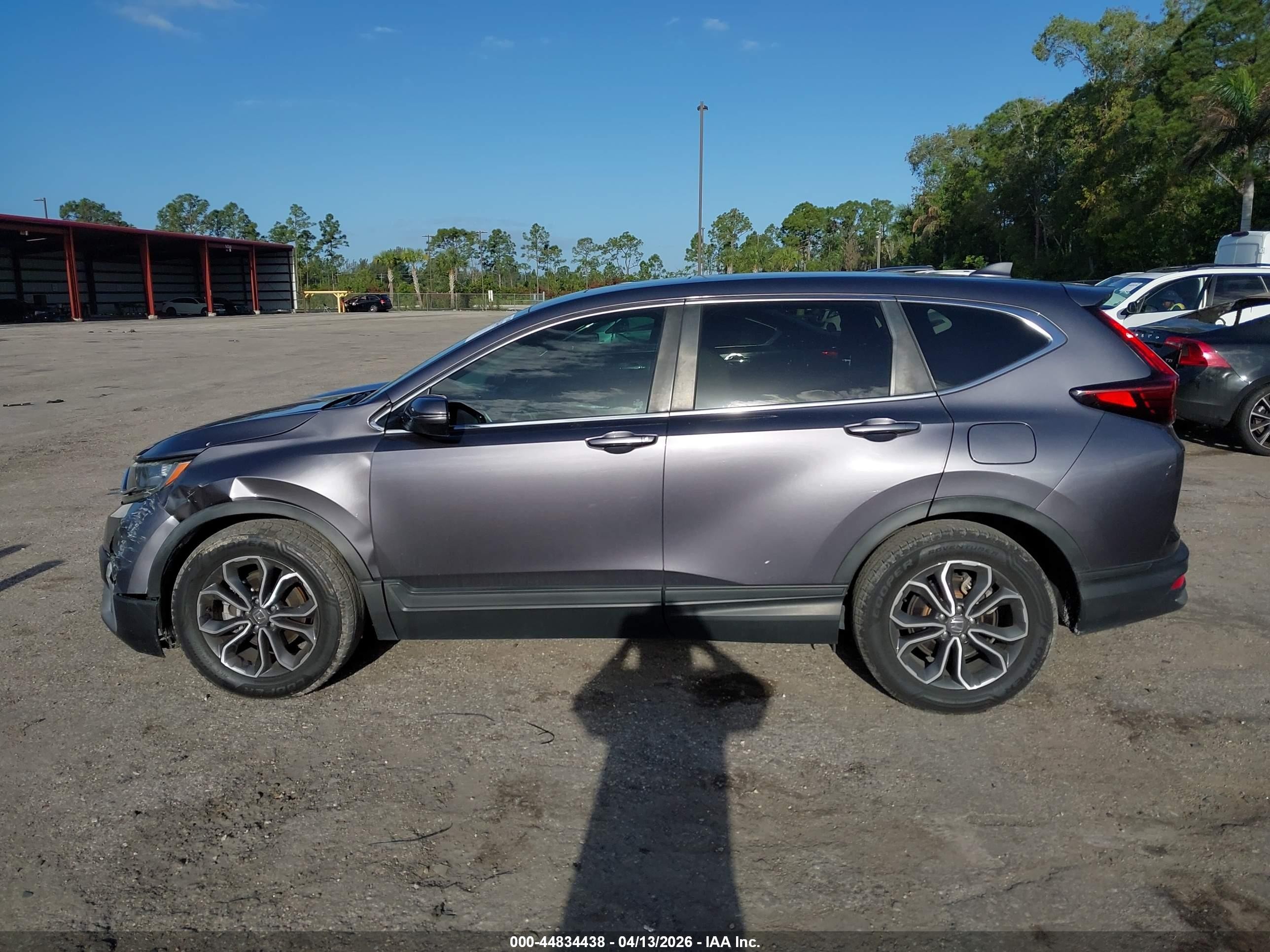 2020 Honda Cr-v 2wd Ex-l Gray vin: 7FARW1H85LE023614