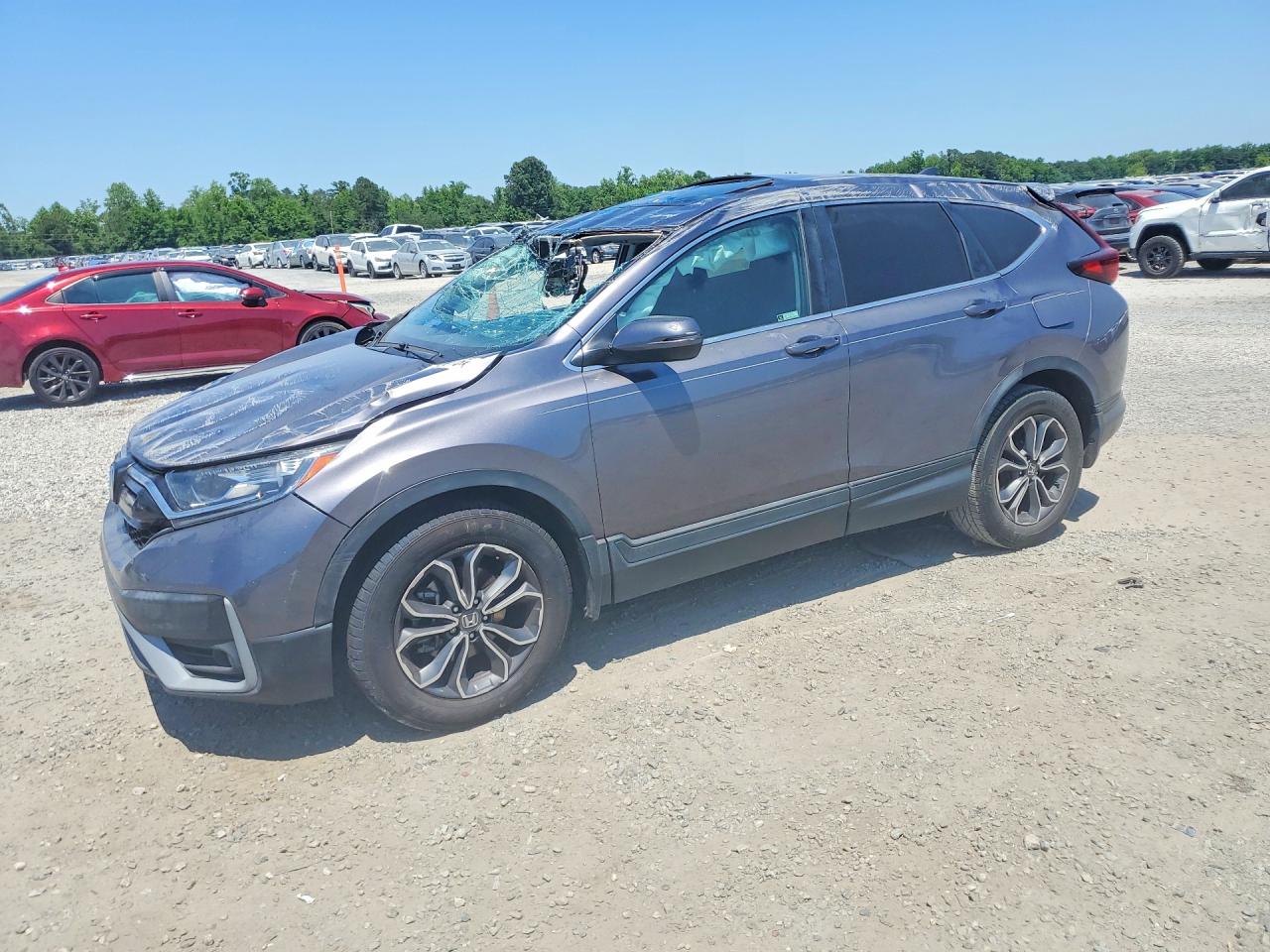 2021 Honda Cr-v Exl Gray vin: 7FARW1H85ME000531
