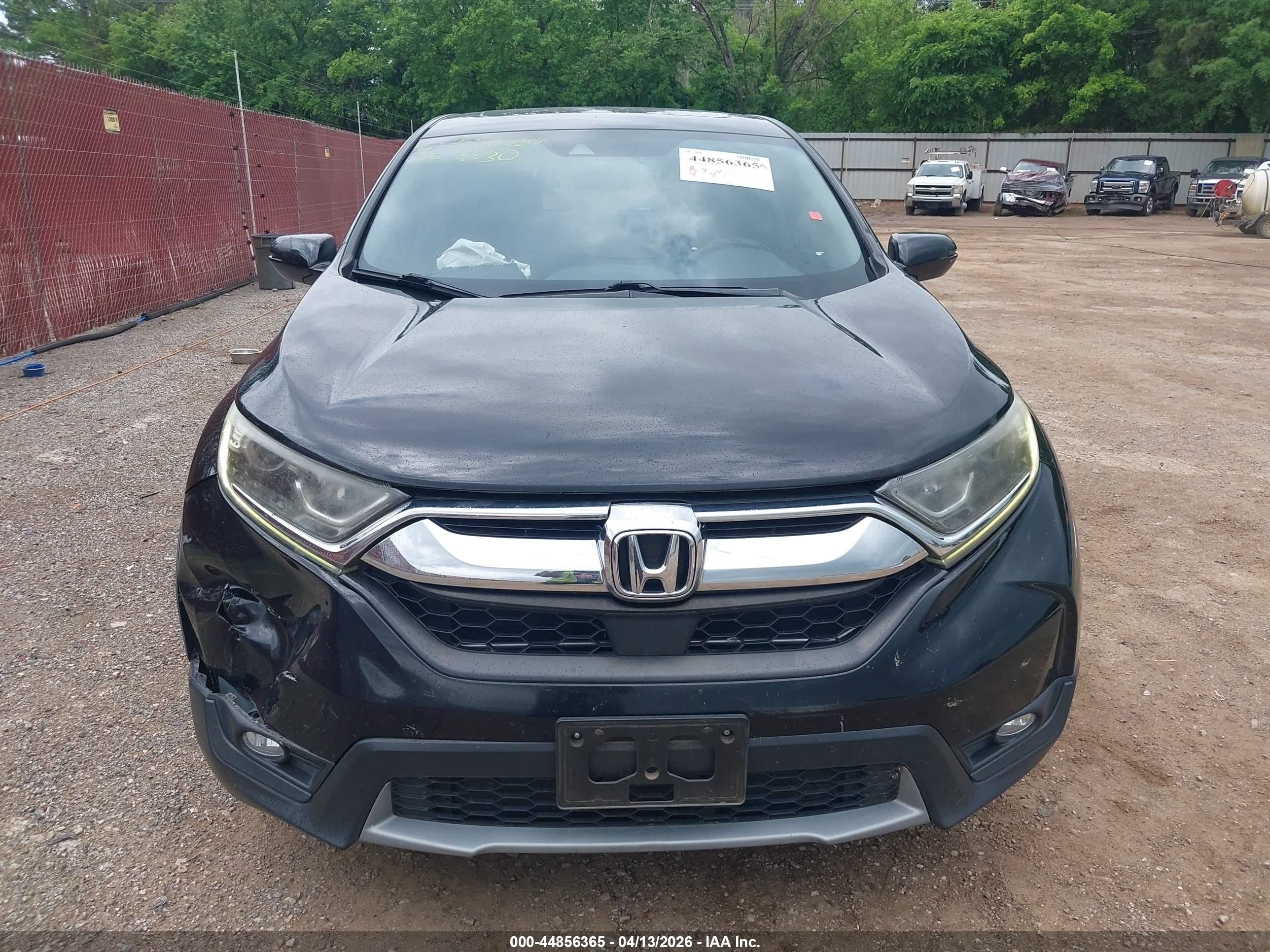 2017 Honda Cr-v Ex-l/ex-l Navi Black vin: 7FARW1H86HE000186