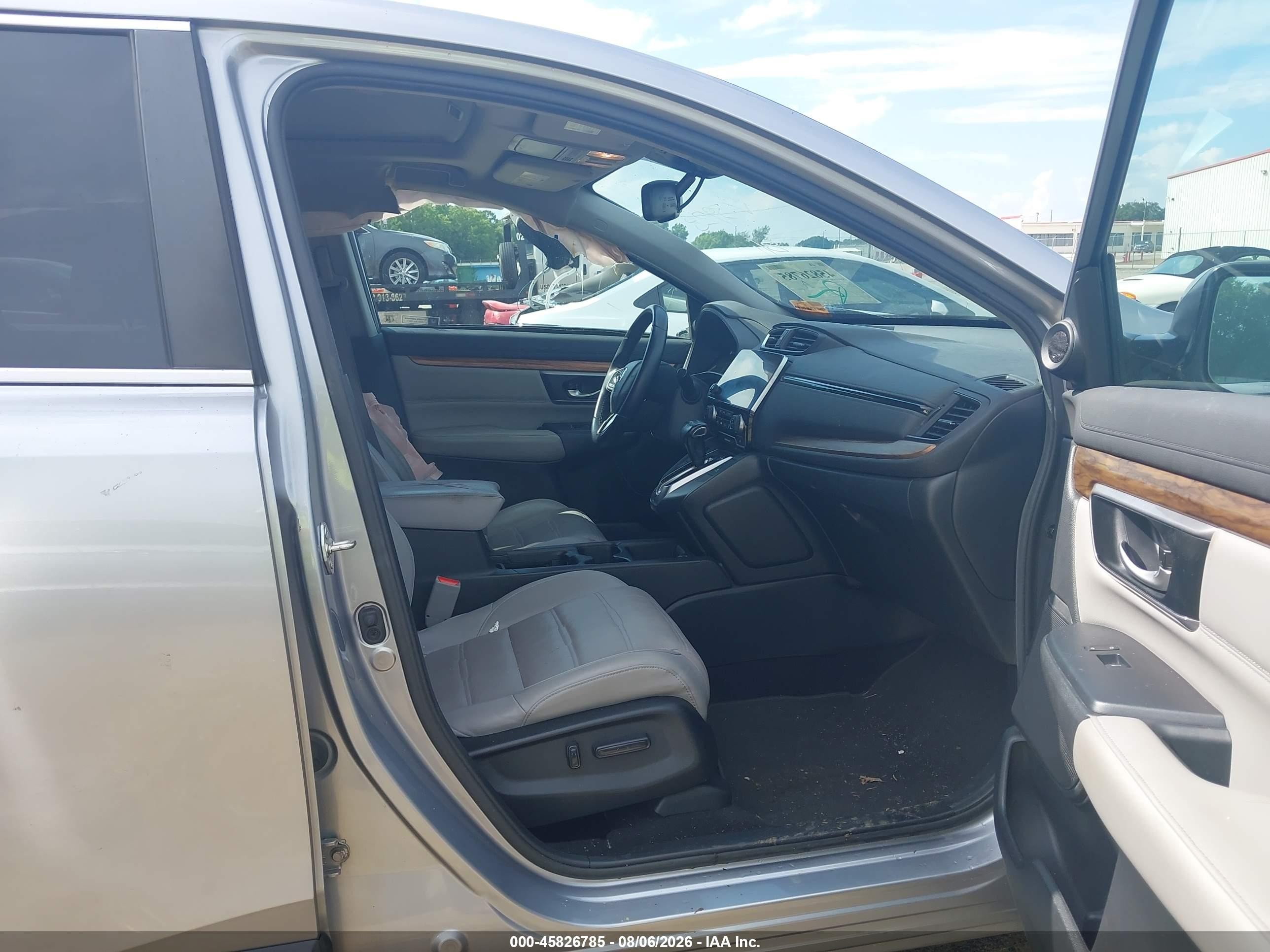 2017 Honda Cr-v Ex-l/ex-l Navi Silver vin: 7FARW1H86HE003928