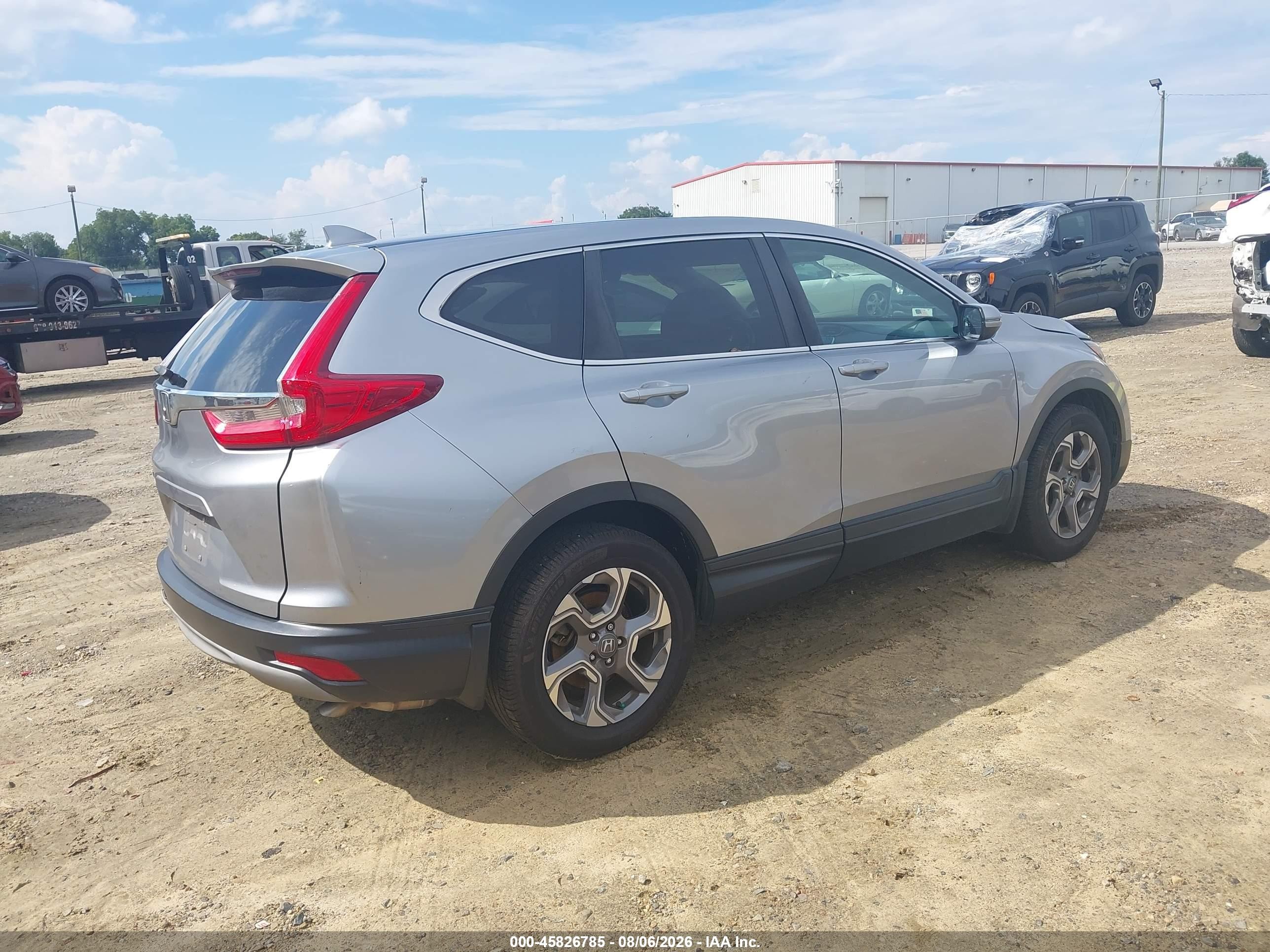 2017 Honda Cr-v Ex-l/ex-l Navi Silver vin: 7FARW1H86HE003928