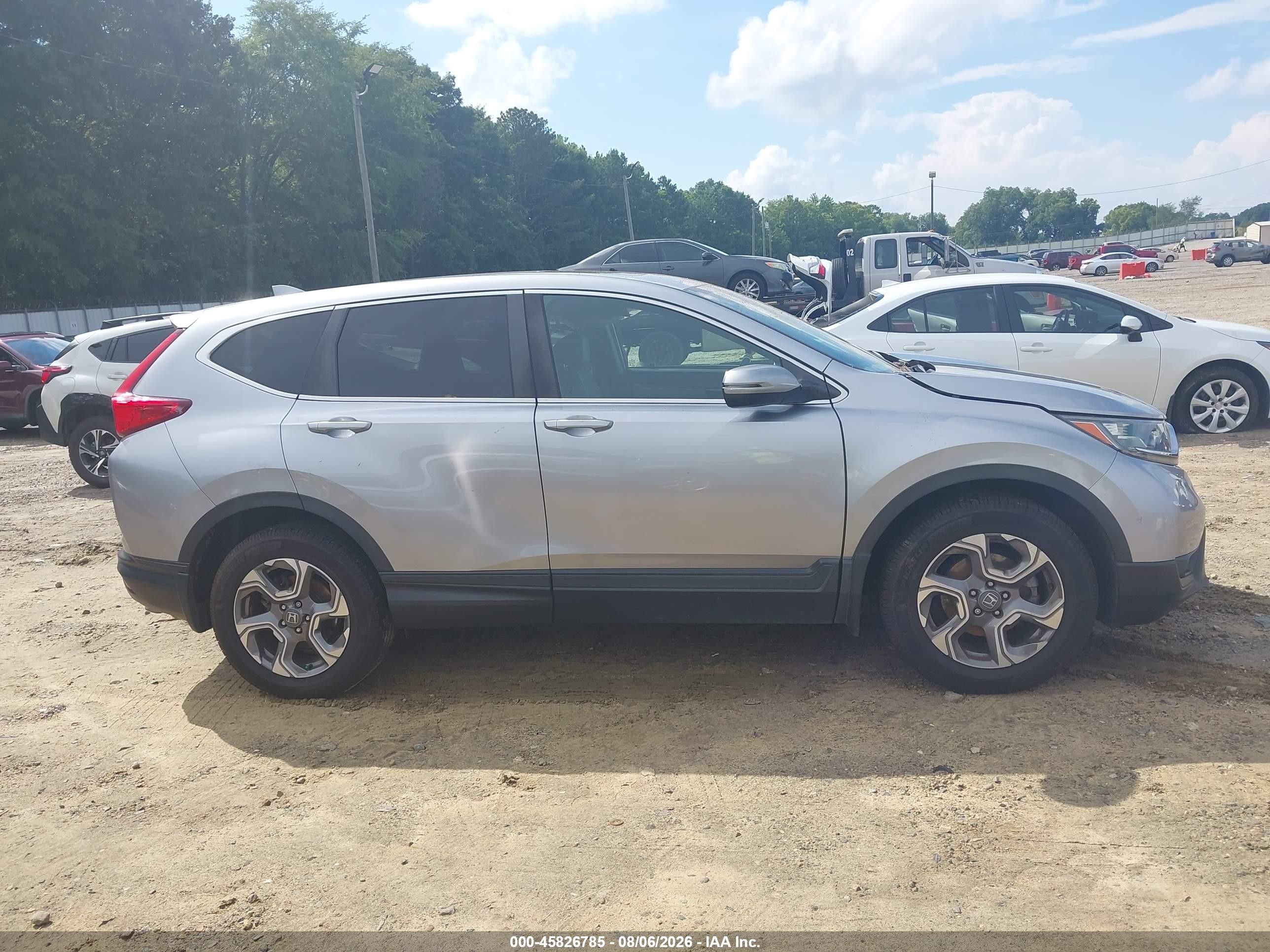 2017 Honda Cr-v Ex-l/ex-l Navi Silver vin: 7FARW1H86HE003928