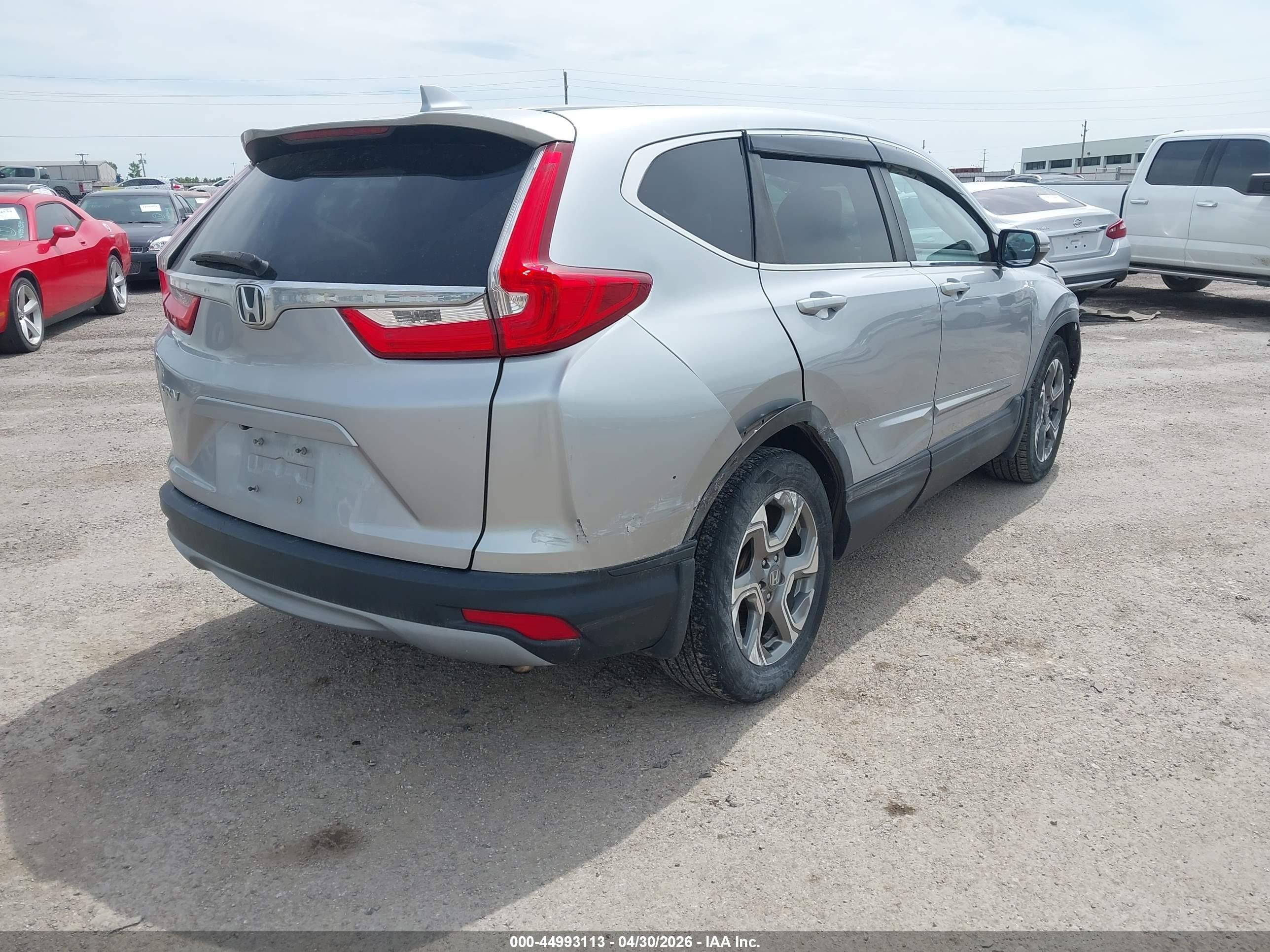 2018 Honda Cr-v Ex-l/ex-l Navi Silver vin: 7FARW1H86JE024865