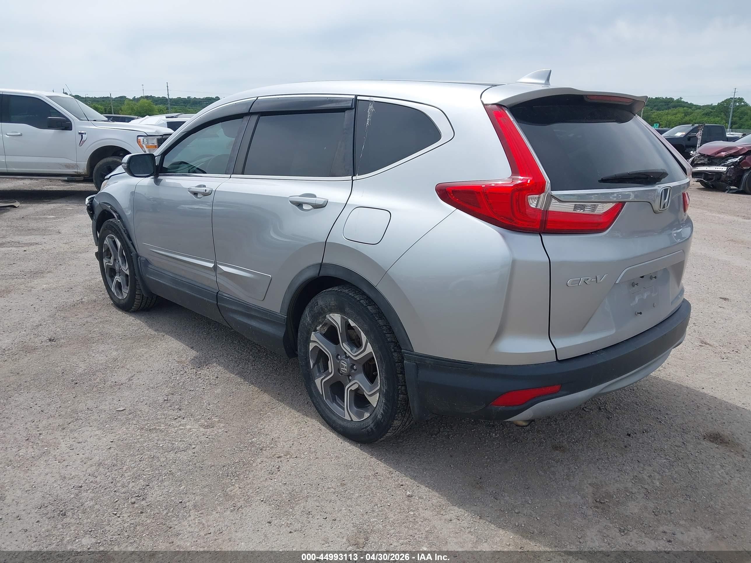 2018 Honda Cr-v Ex-l/ex-l Navi Silver vin: 7FARW1H86JE024865